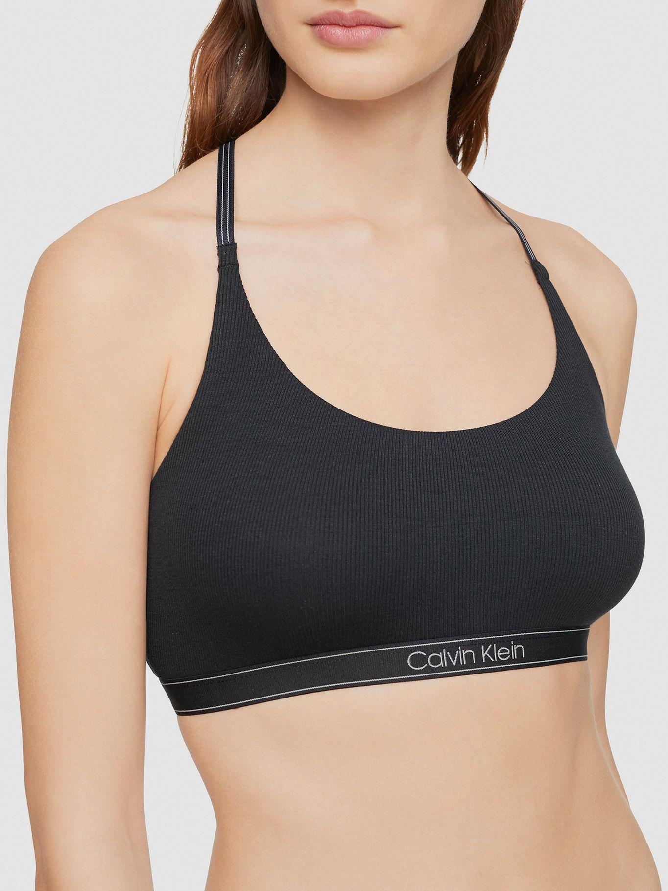 Bralette sin Forro y Natural Negro Calvin Klein-4