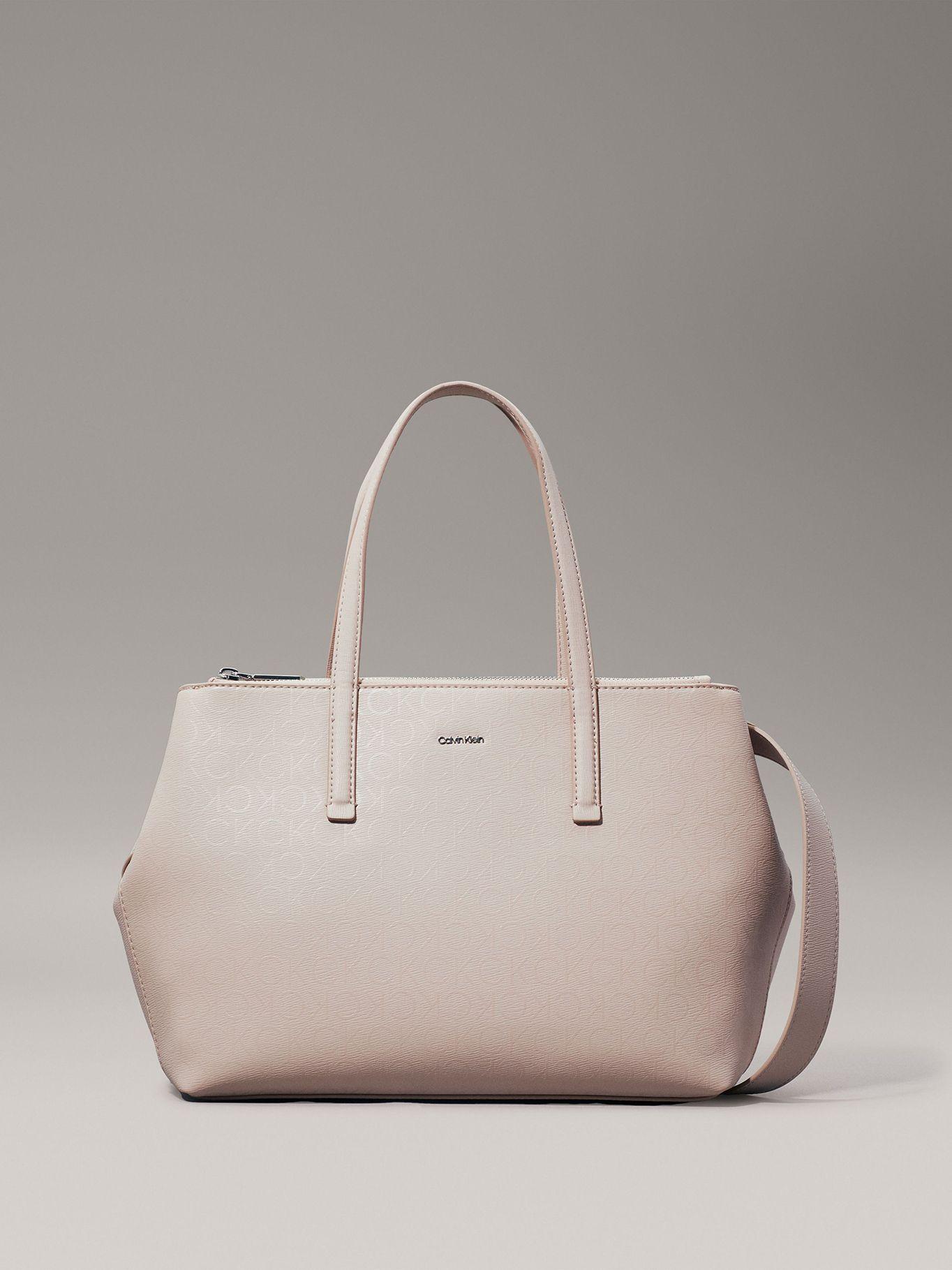 Cartera Tote Ck Must Mono Rosado Calvin Klein-0
