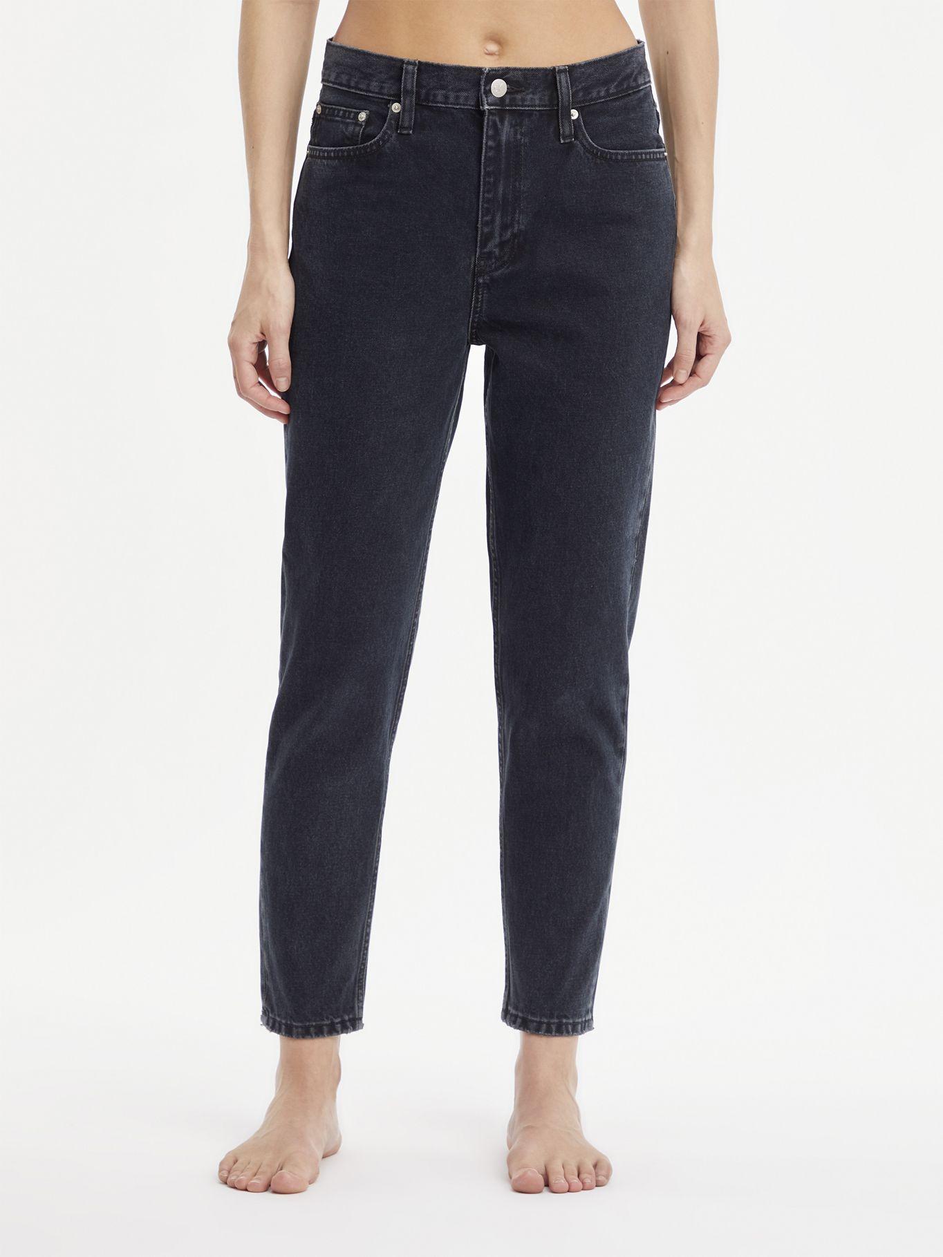 Jeans mom Negro Calvin Klein-0