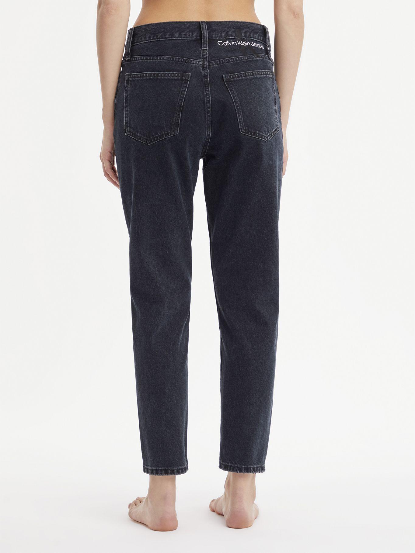 Jeans mom Negro Calvin Klein-1