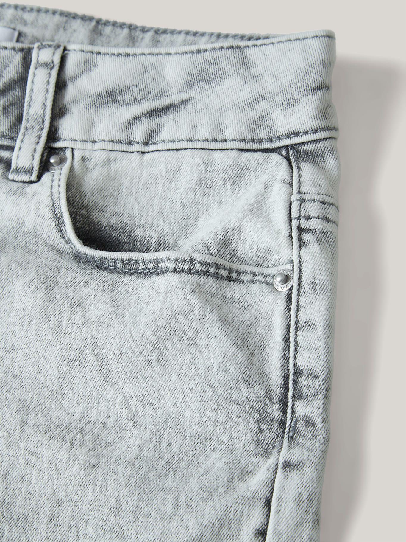 Short Denim Niña Cuffed Gris Calvin Klein-3