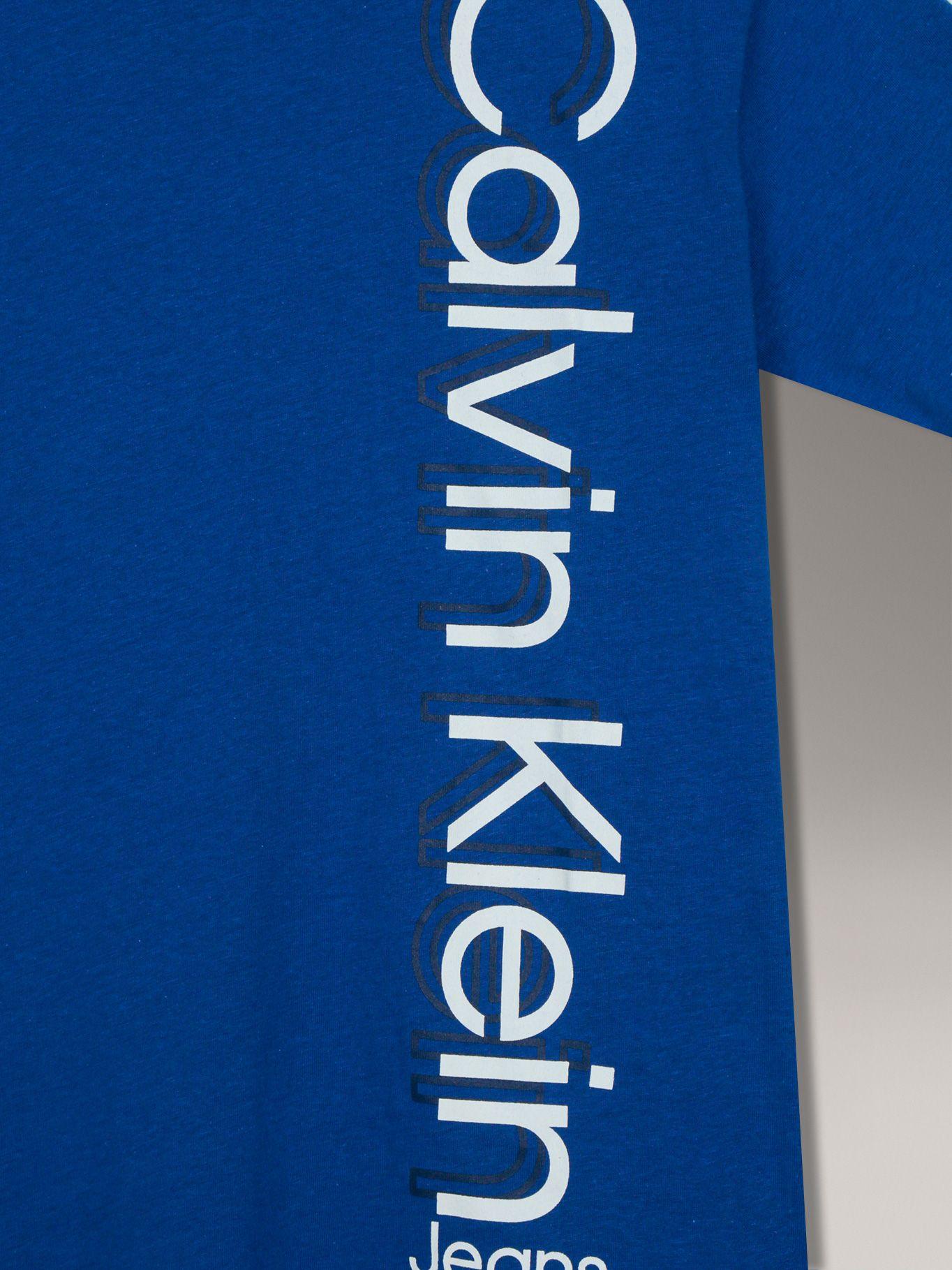 Polera Niño Vertically Azul Calvin Klein-2