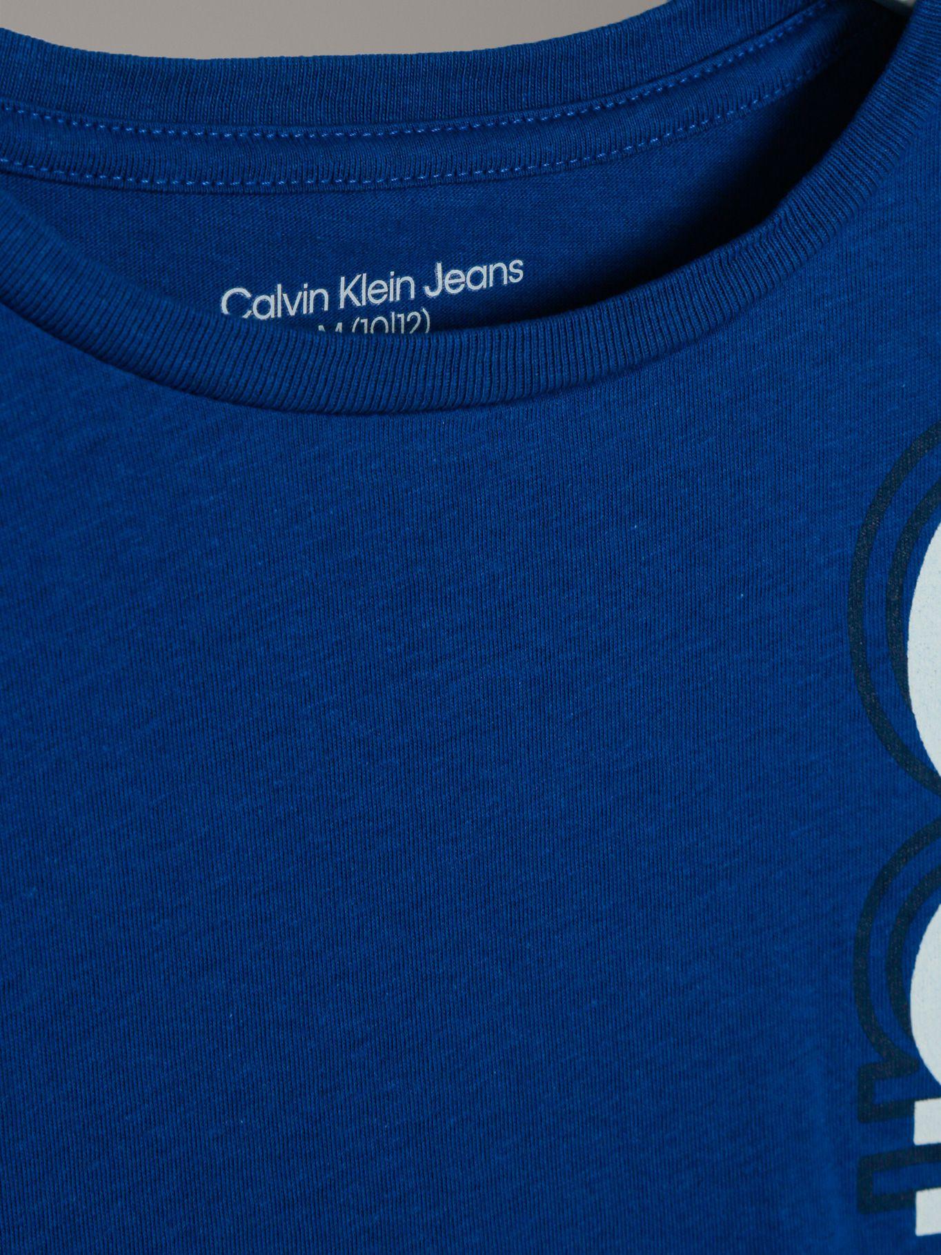 Polera Niño Vertically Azul Calvin Klein-3