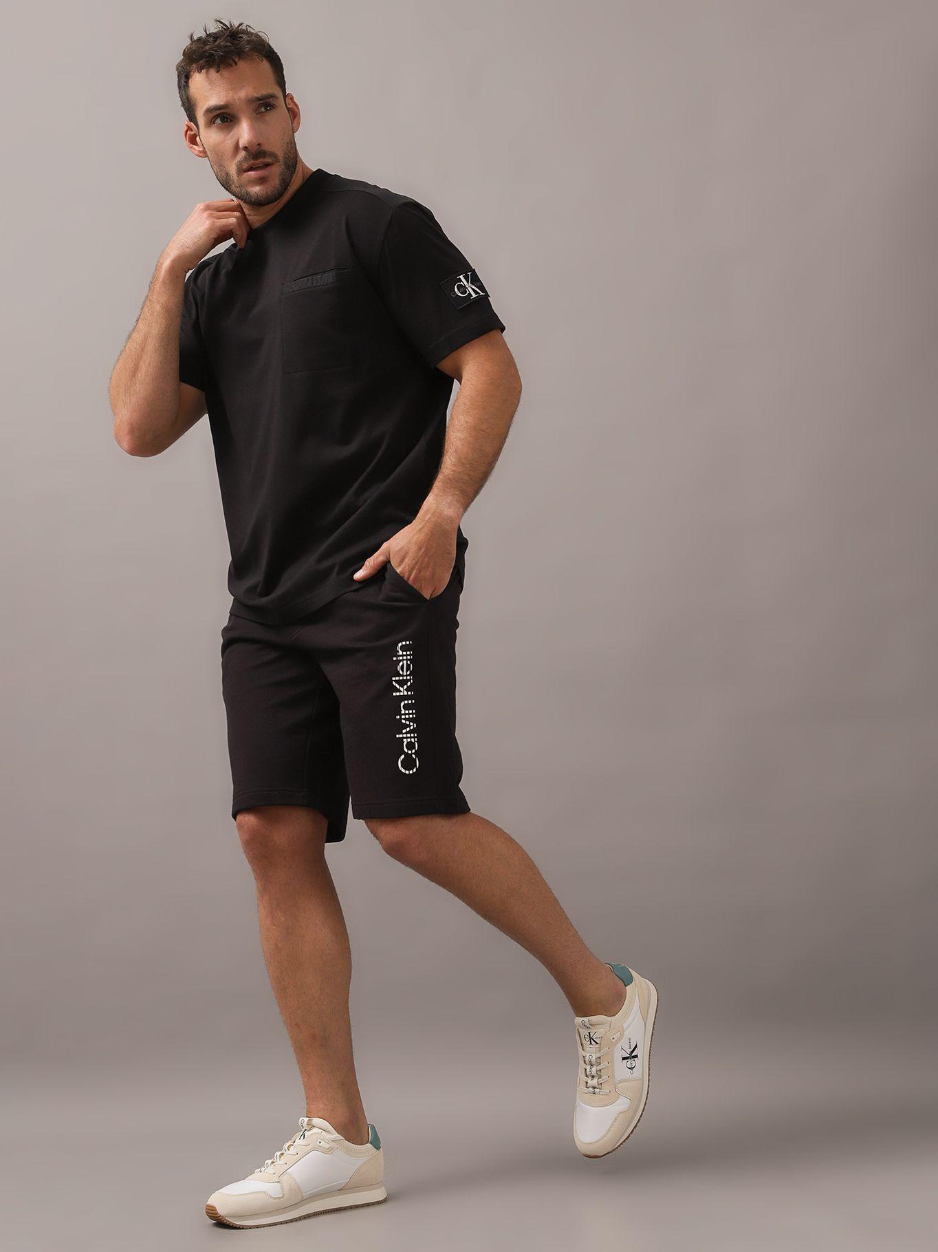 Polera Mix Media Negro Calvin Klein-1