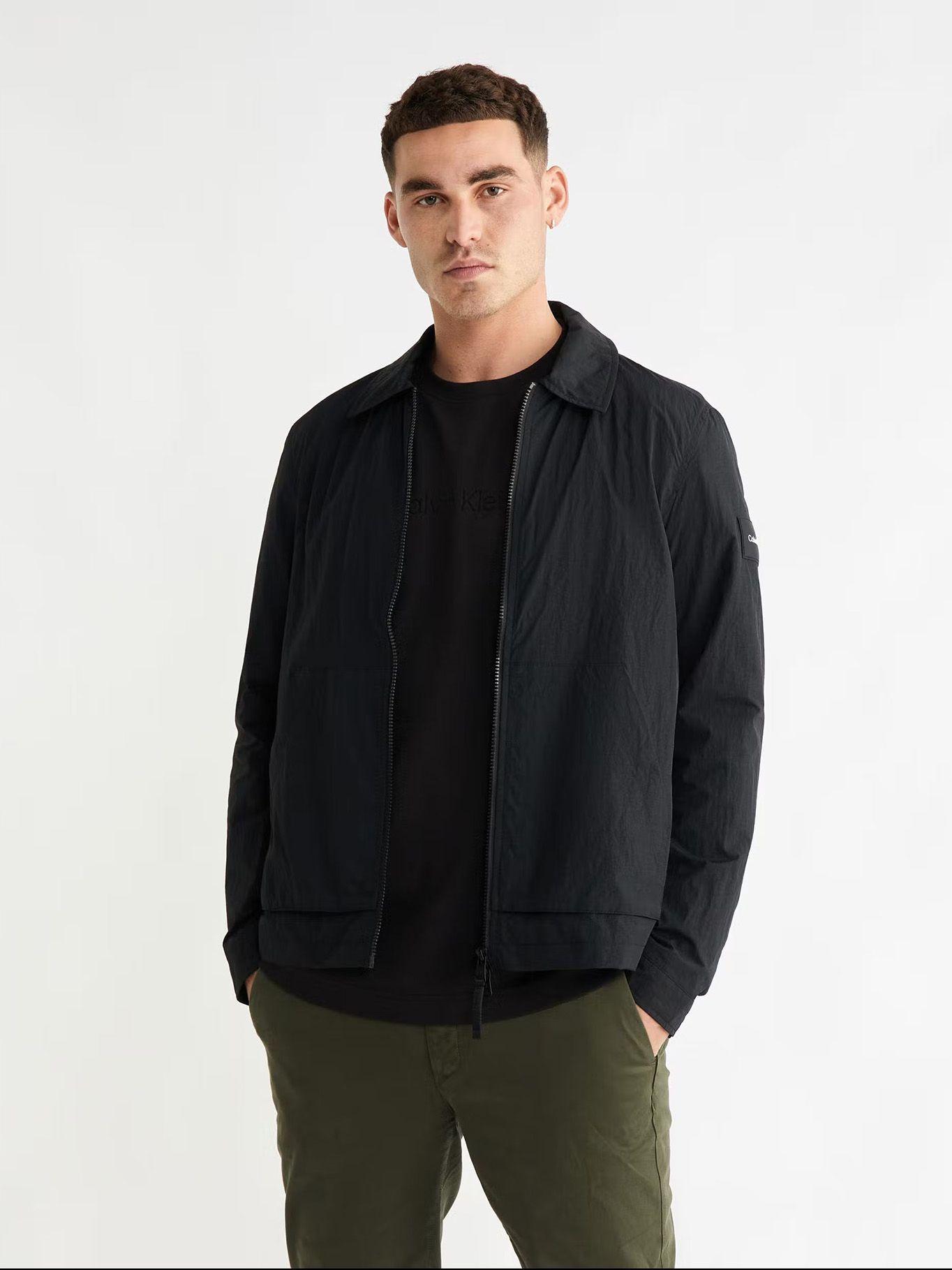 Parka Nylon Pocket Blouson Negro Calvin Klein-0