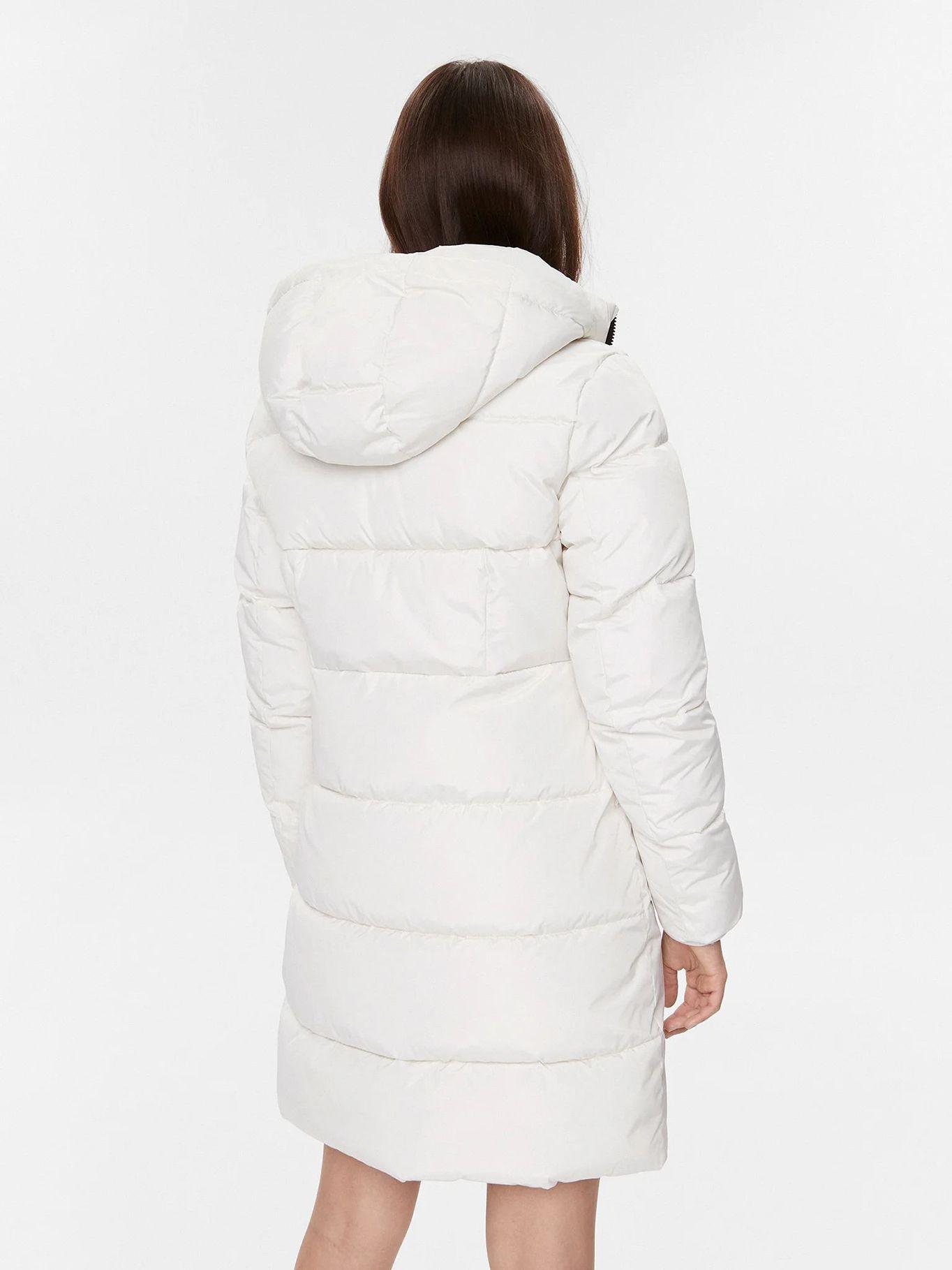 Parka Larga Faux Fur Blanco-3