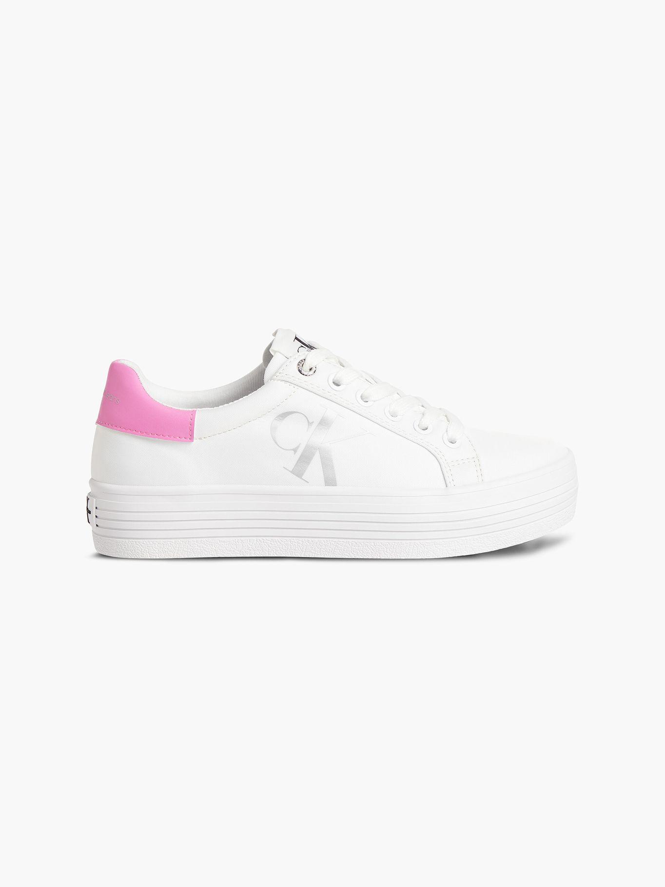Zapatilla Flatform Blanco Calvin Klein-4