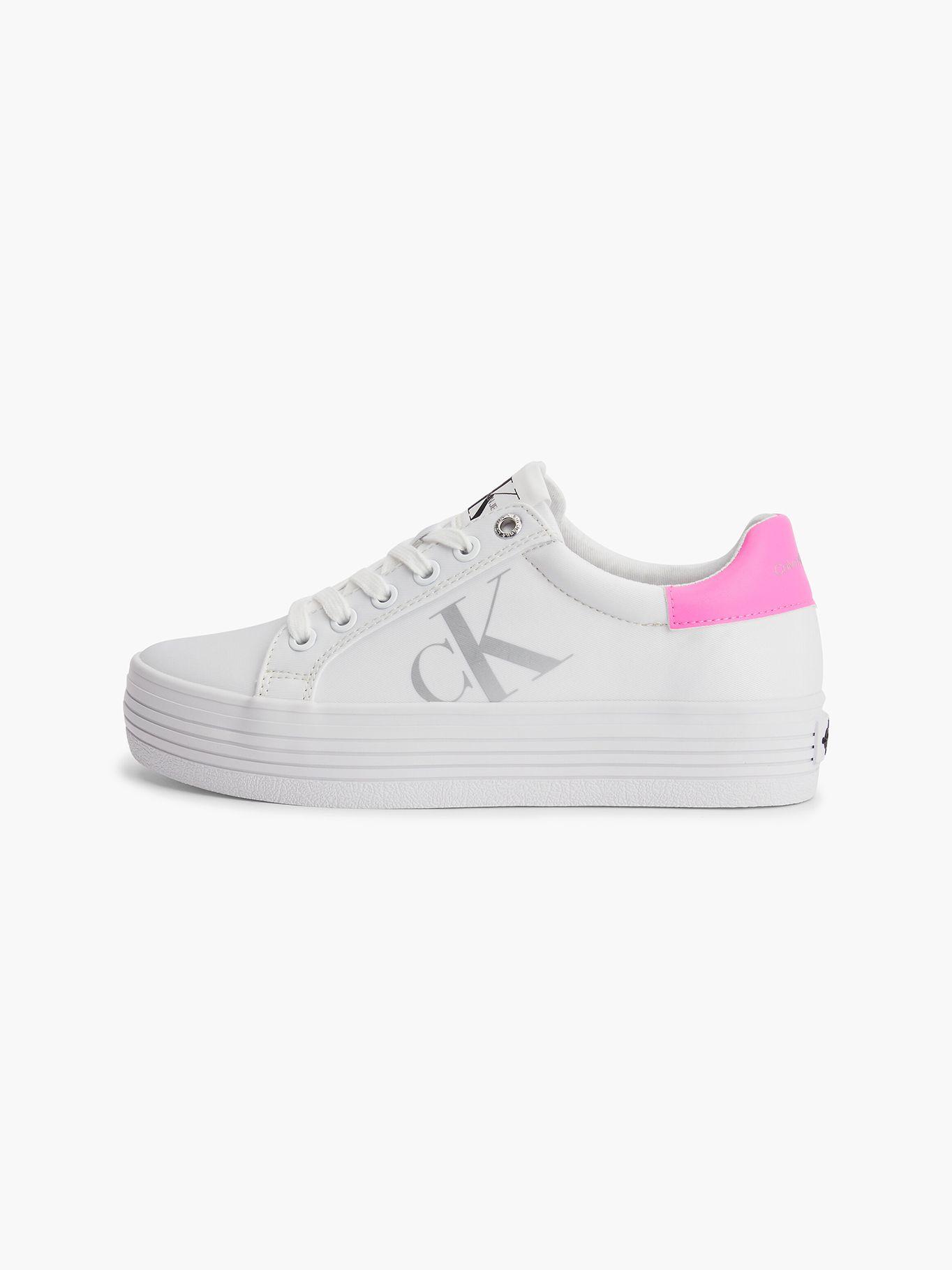 Zapatilla Flatform Blanco Calvin Klein-5