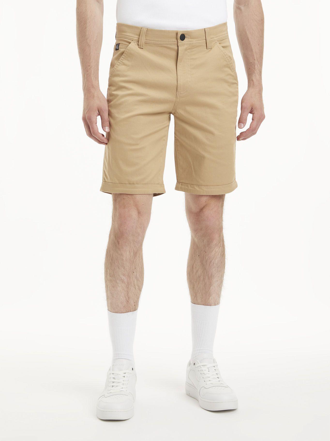 Pantalón chino corto Beige Calvin Klein-0
