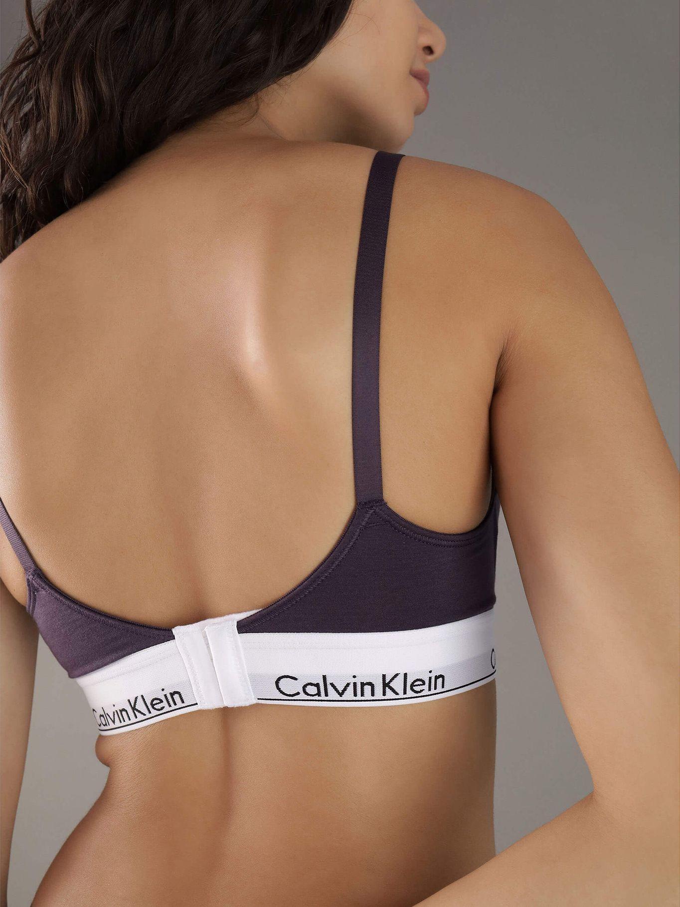 Bralette maternidad - modern cotton Morado Calvin Klein-3