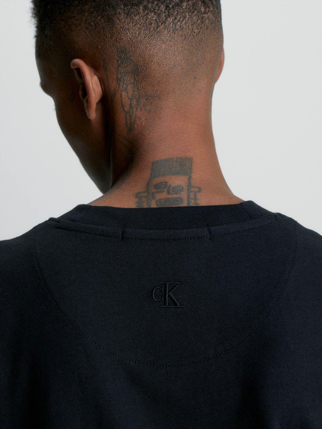 Vestido camisero largo holgado Negro Calvin Klein-2