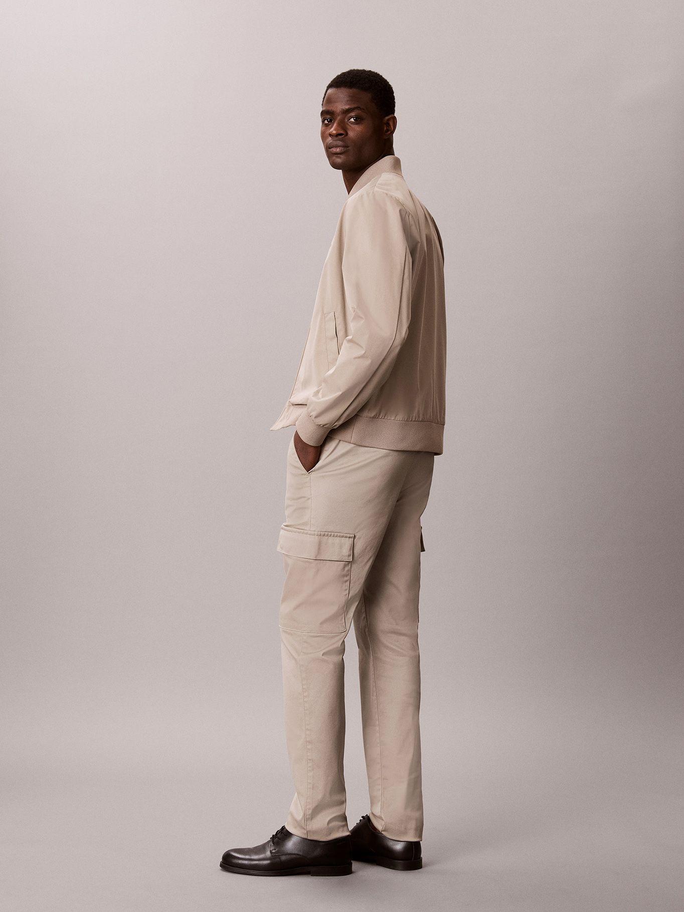 Pantalón Cargo Slim de Algodón Beige Calvin Klein-2