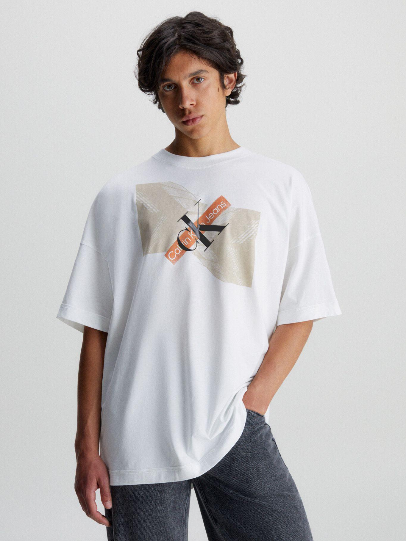 Polera Skyscraper Urban Graphic Blanco Calvin Klein-0