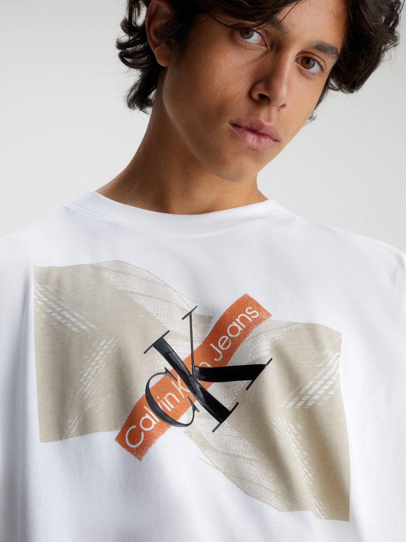 Polera Skyscraper Urban Graphic Blanco Calvin Klein-3