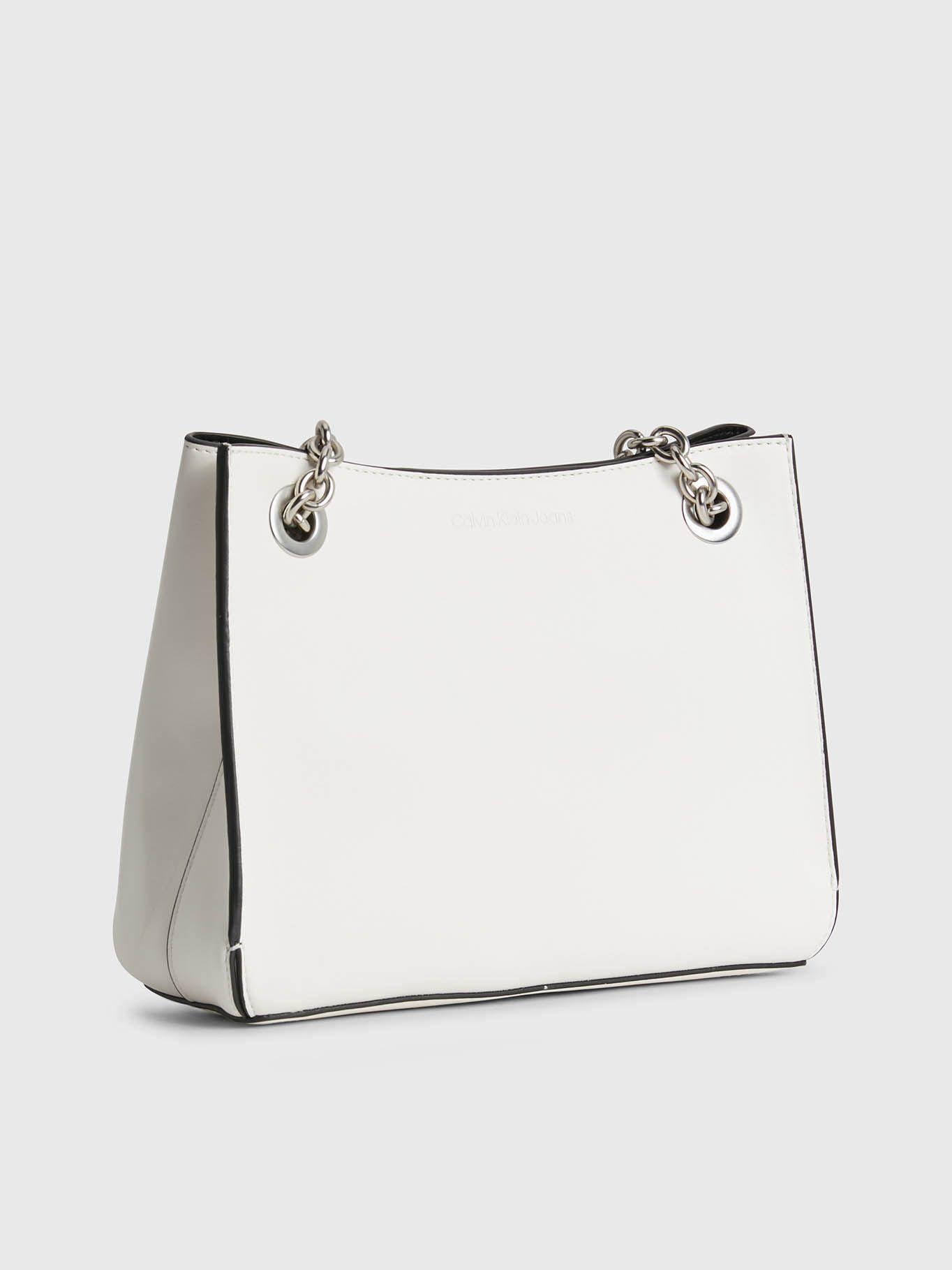 Bolso de hombro convertible Blanco Calvin Klein-1