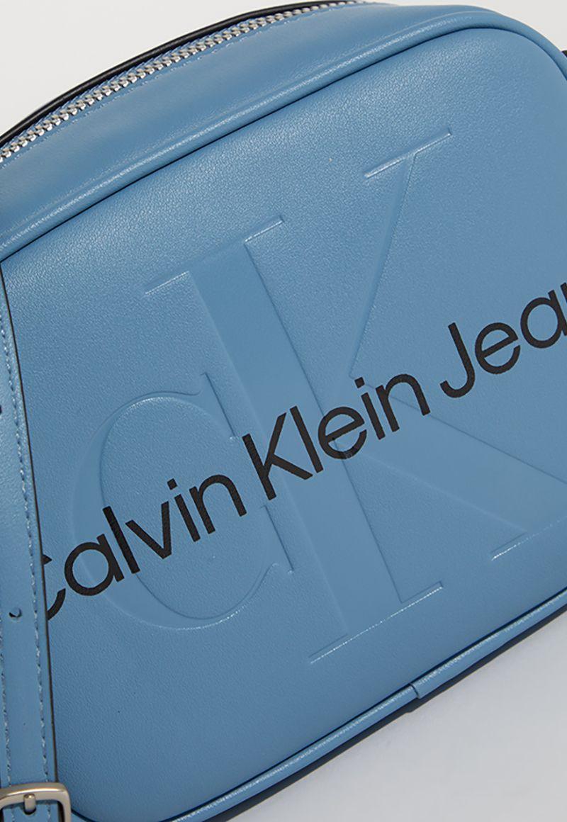 Bandolera Sculpted Mono Azul Calvin Klein-2