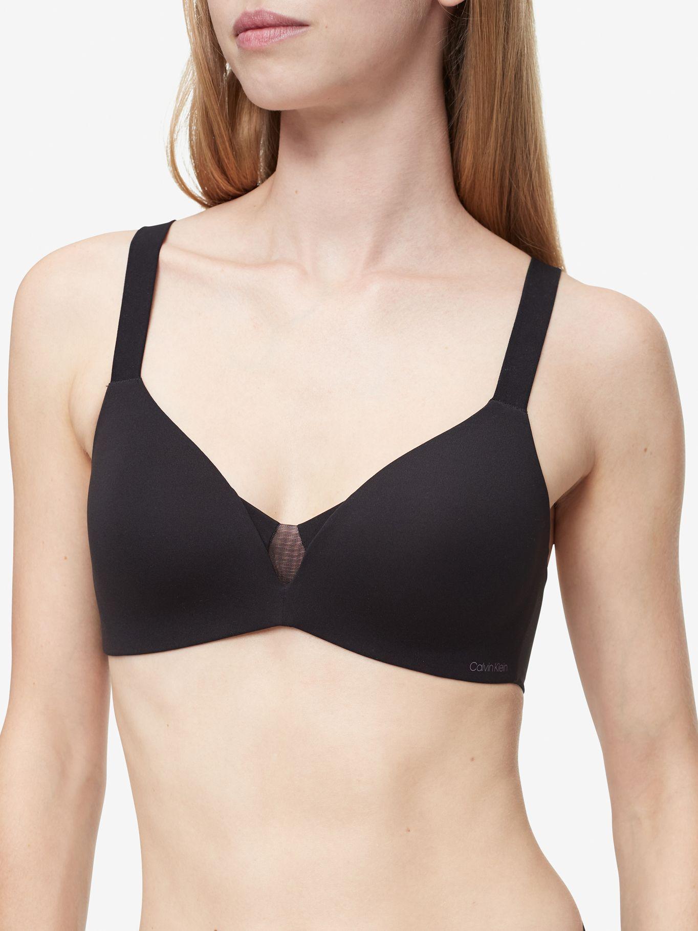 Brasier Effortless Negro Calvin Klein-0