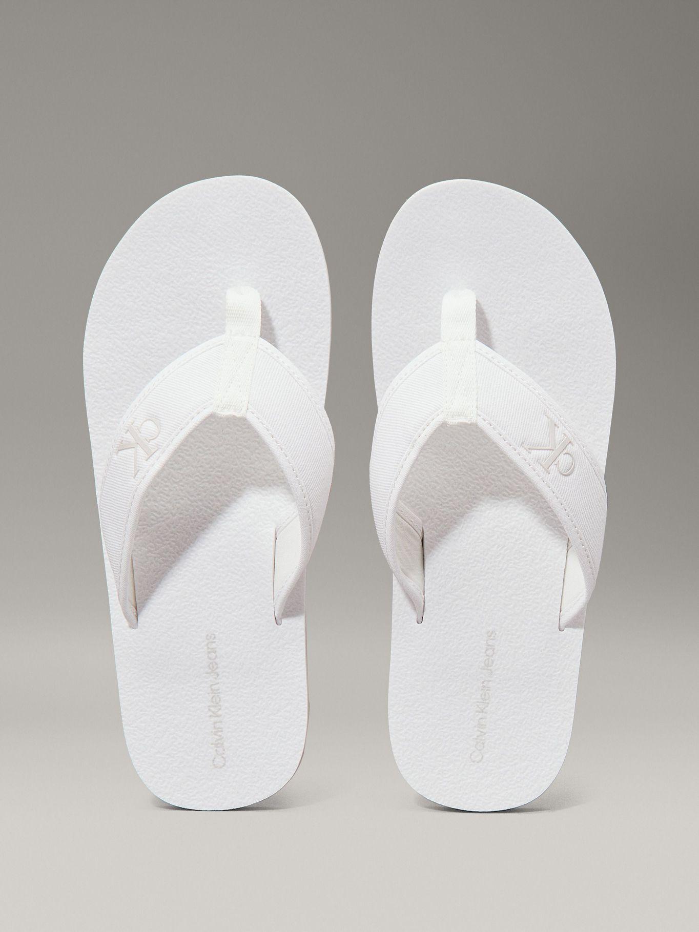 Sandalias de Lona Blanco Calvin Klein-2