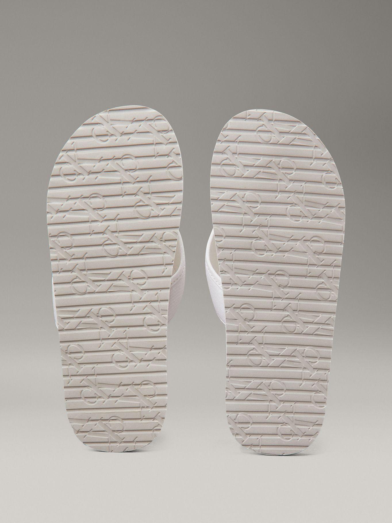 Sandalias de Lona Blanco Calvin Klein-3