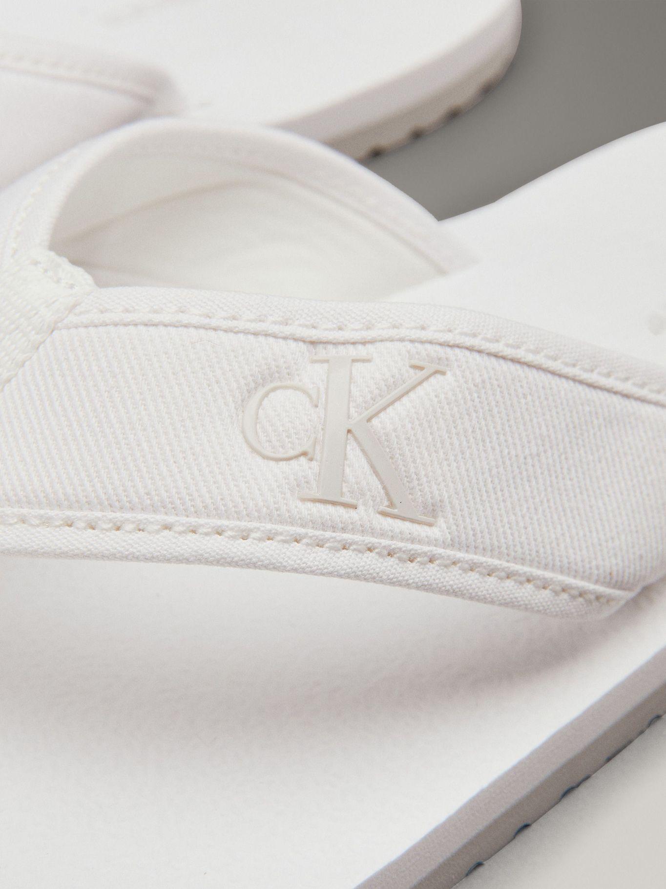 Sandalias de Lona Blanco Calvin Klein-6