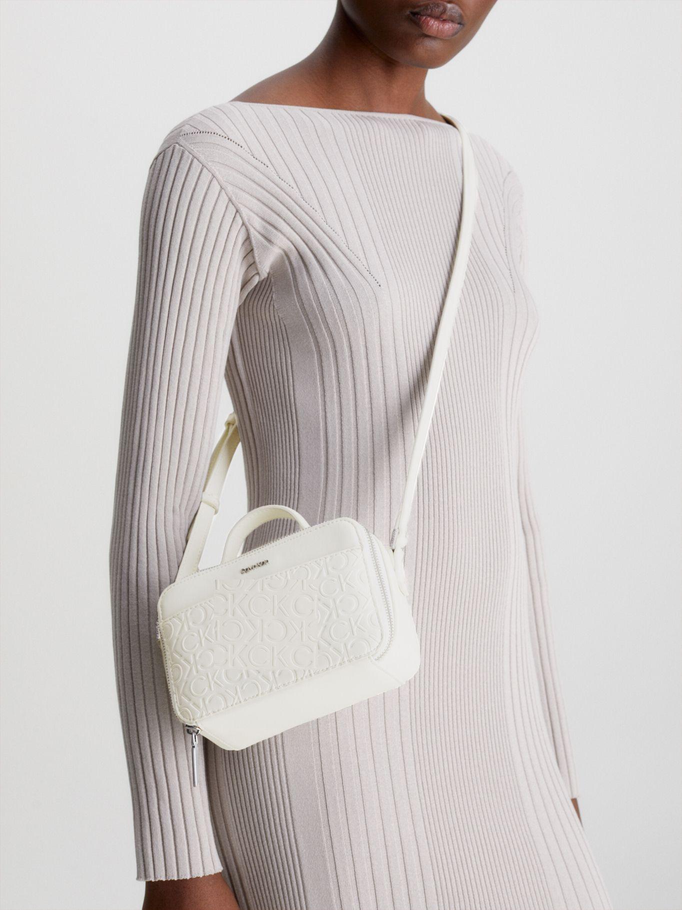 Bandolera Must Camera Pequeña Blanco Calvin Klein-4