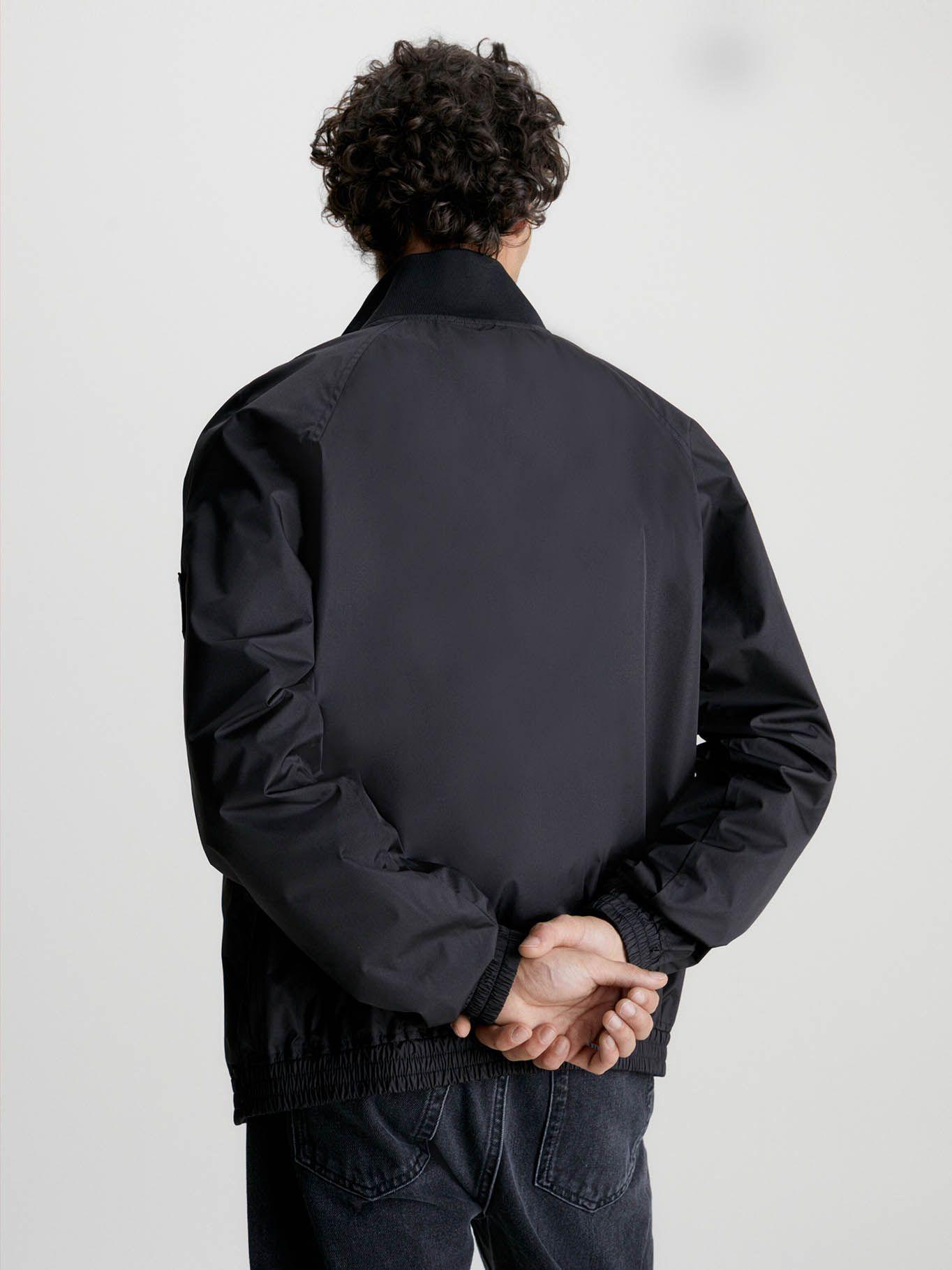 Chaqueta de poliéster reciclado con cremallera Negro Calvin Klein-2