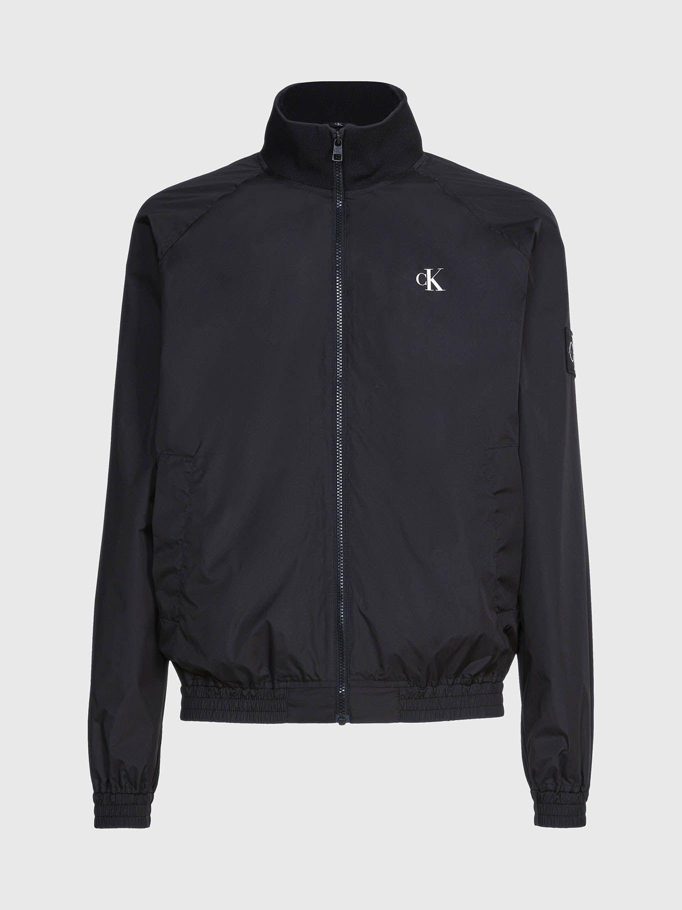 Chaqueta de poliéster reciclado con cremallera Negro Calvin Klein-5