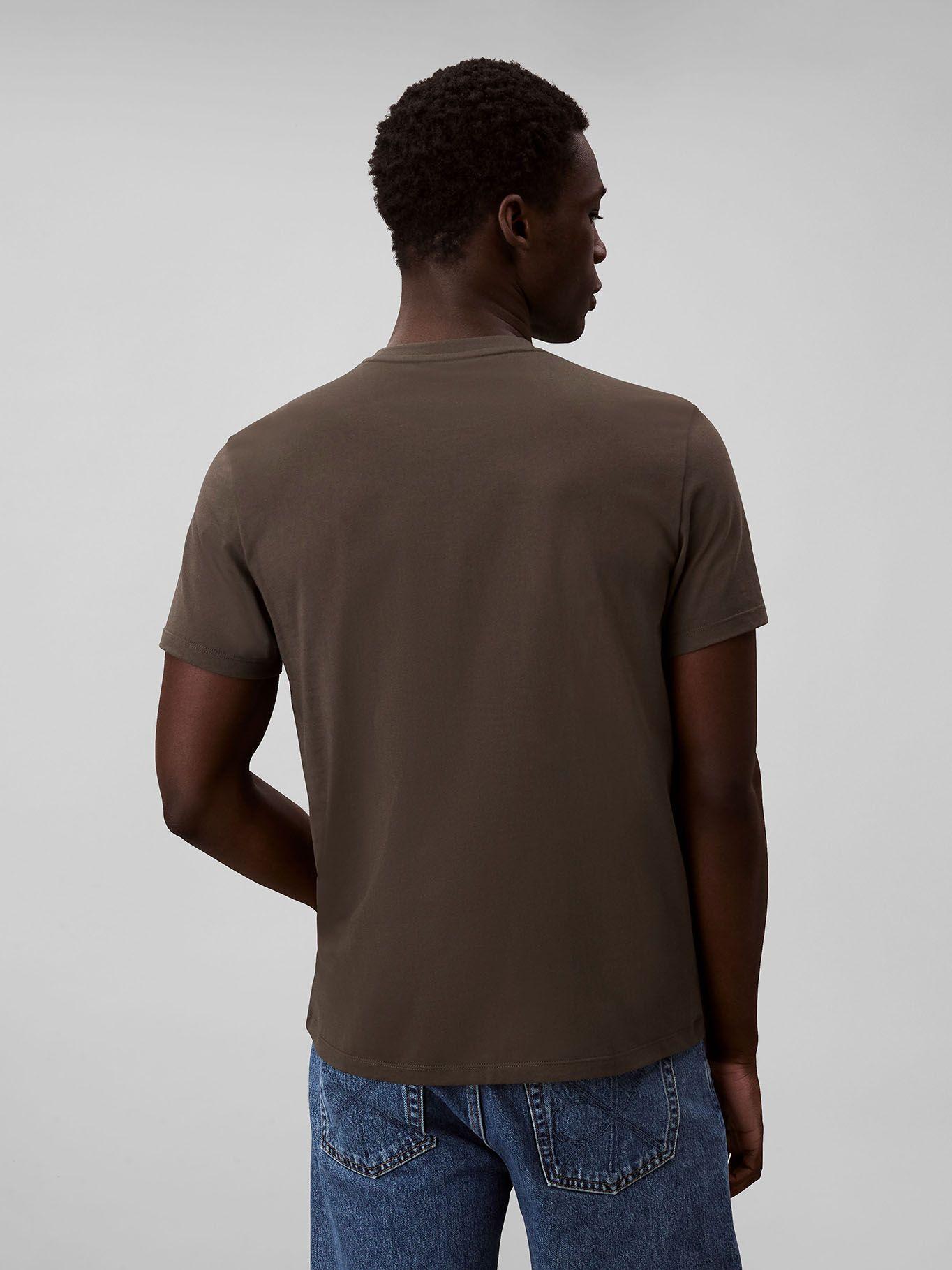 Polera Clásica con Monograma Gris Calvin Klein-2