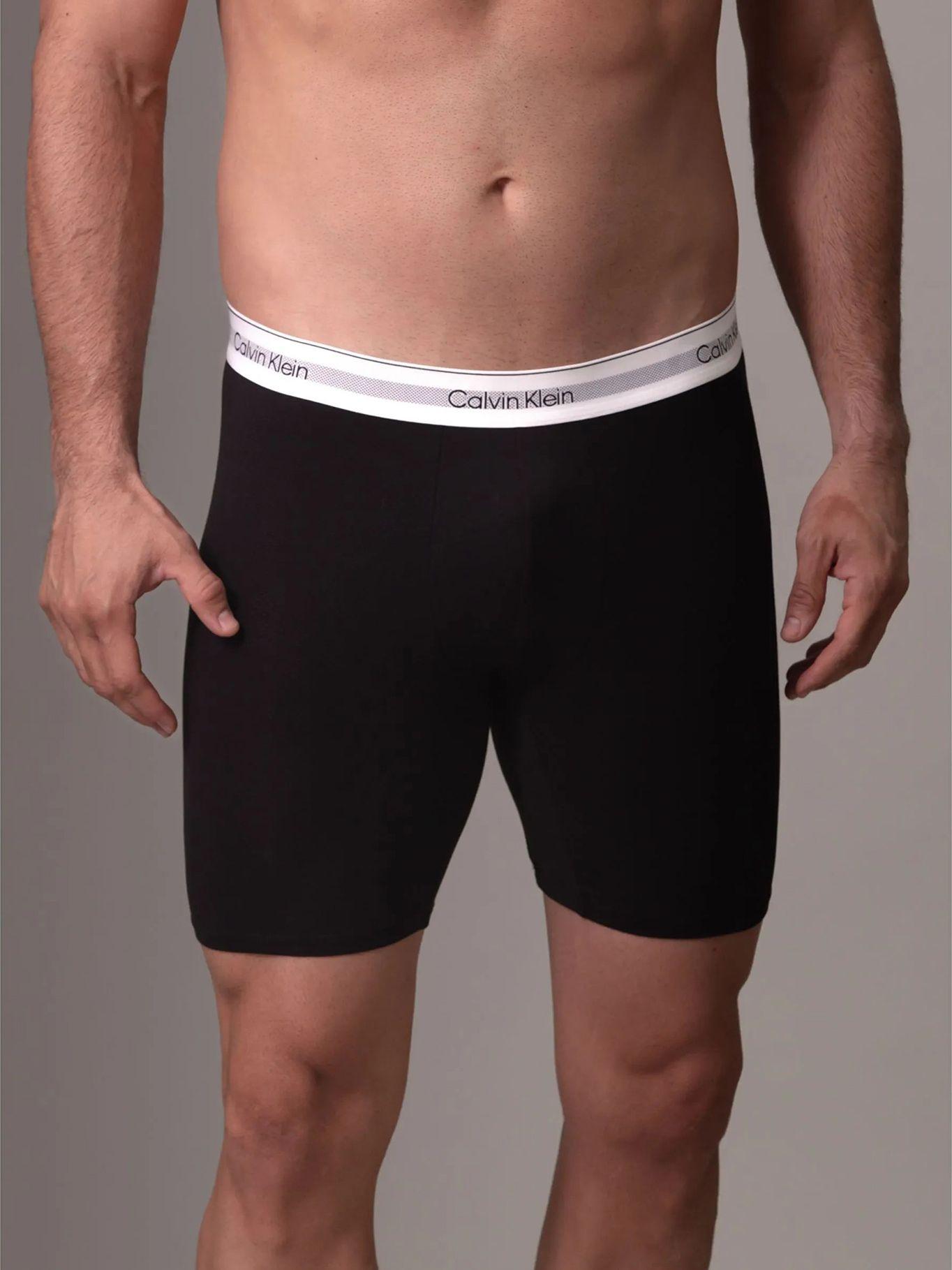Pack 3 Bóxer Brief Long Air Negro Calvin Klein-1
