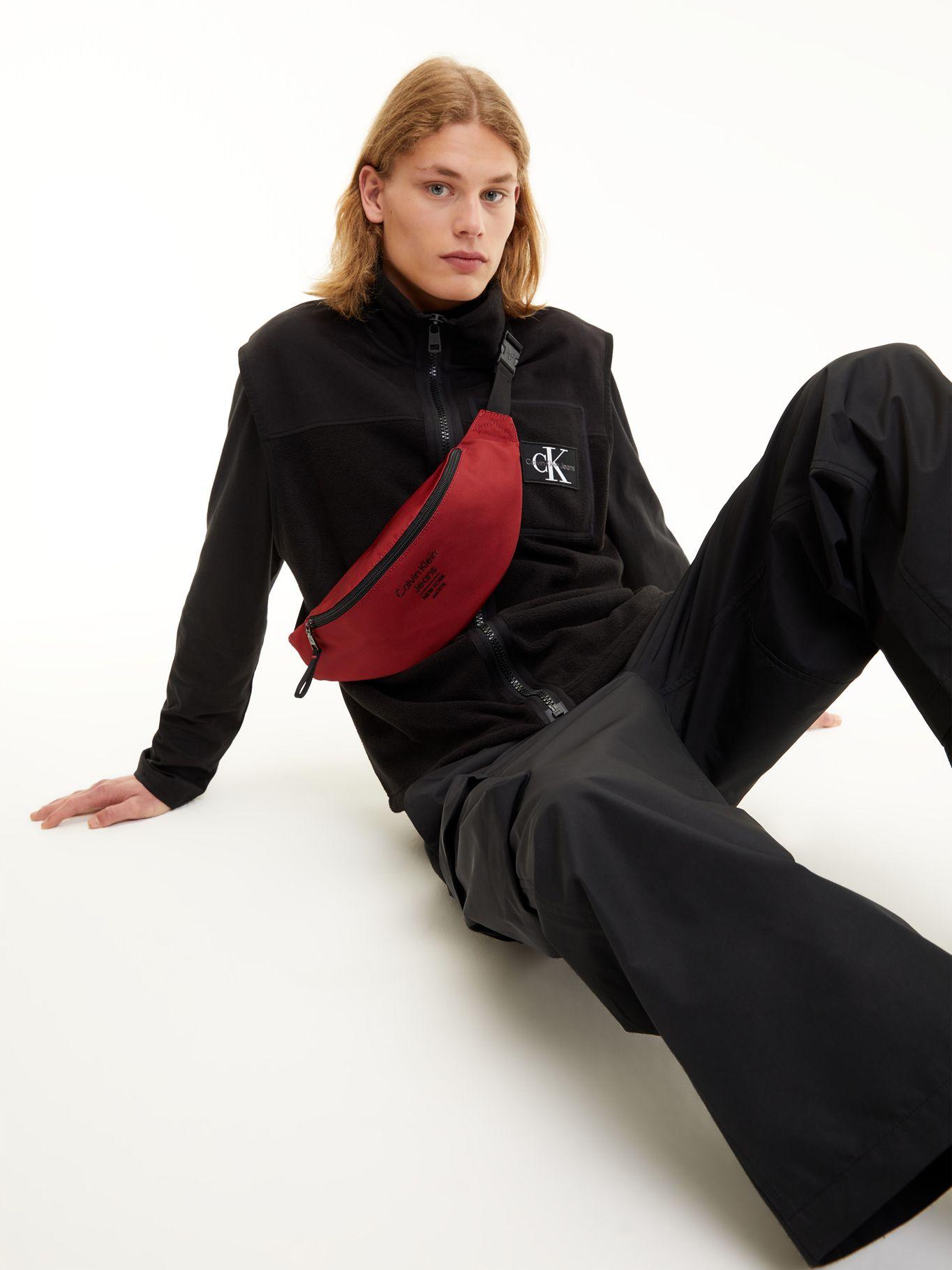 Riñonera con logo Rojo Calvin Klein-1