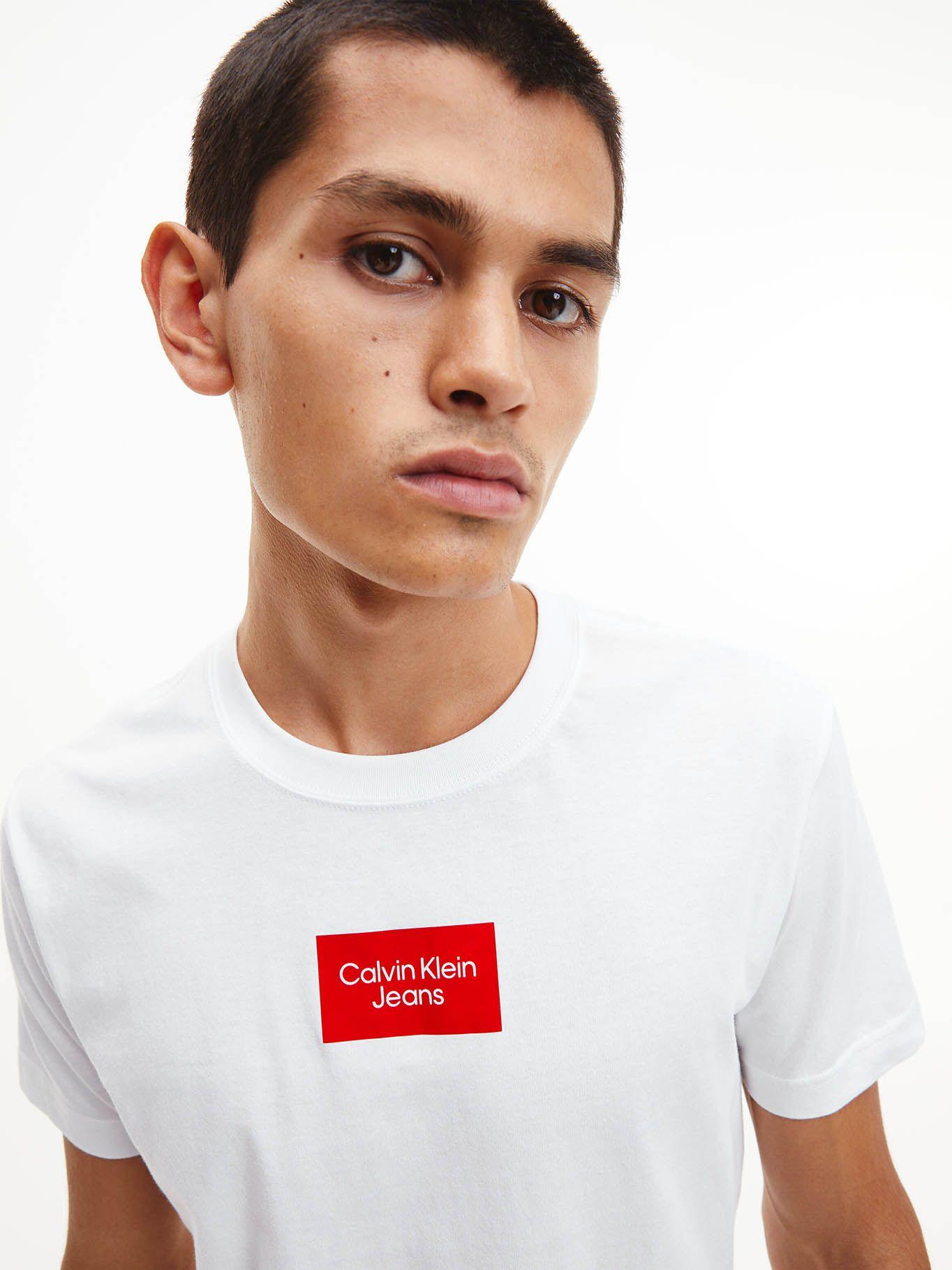 Camiseta con logo Blanco Calvin Klein J30J322510-YAF-3