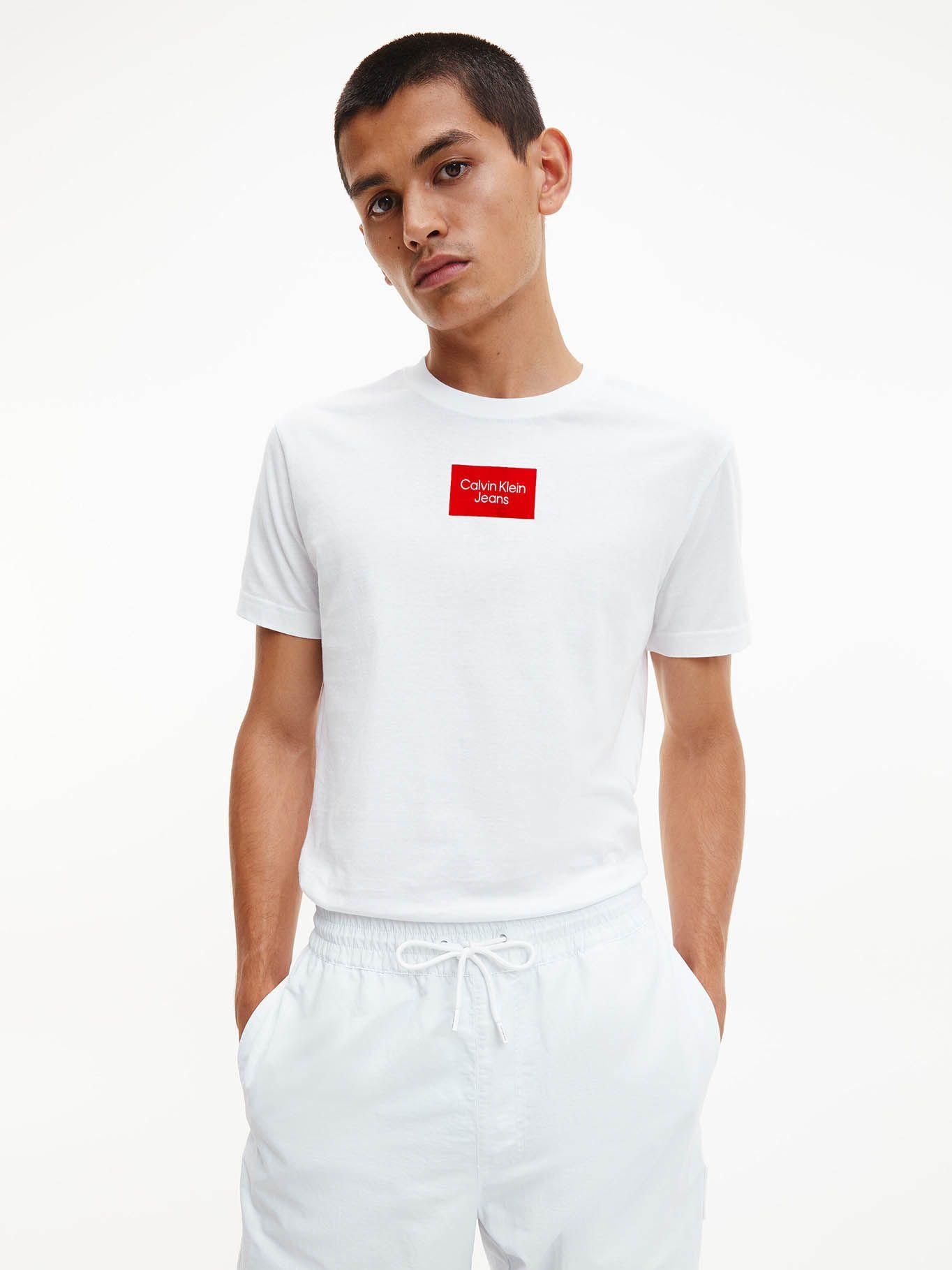 Camiseta con logo Blanco Calvin Klein J30J322510-YAF-0