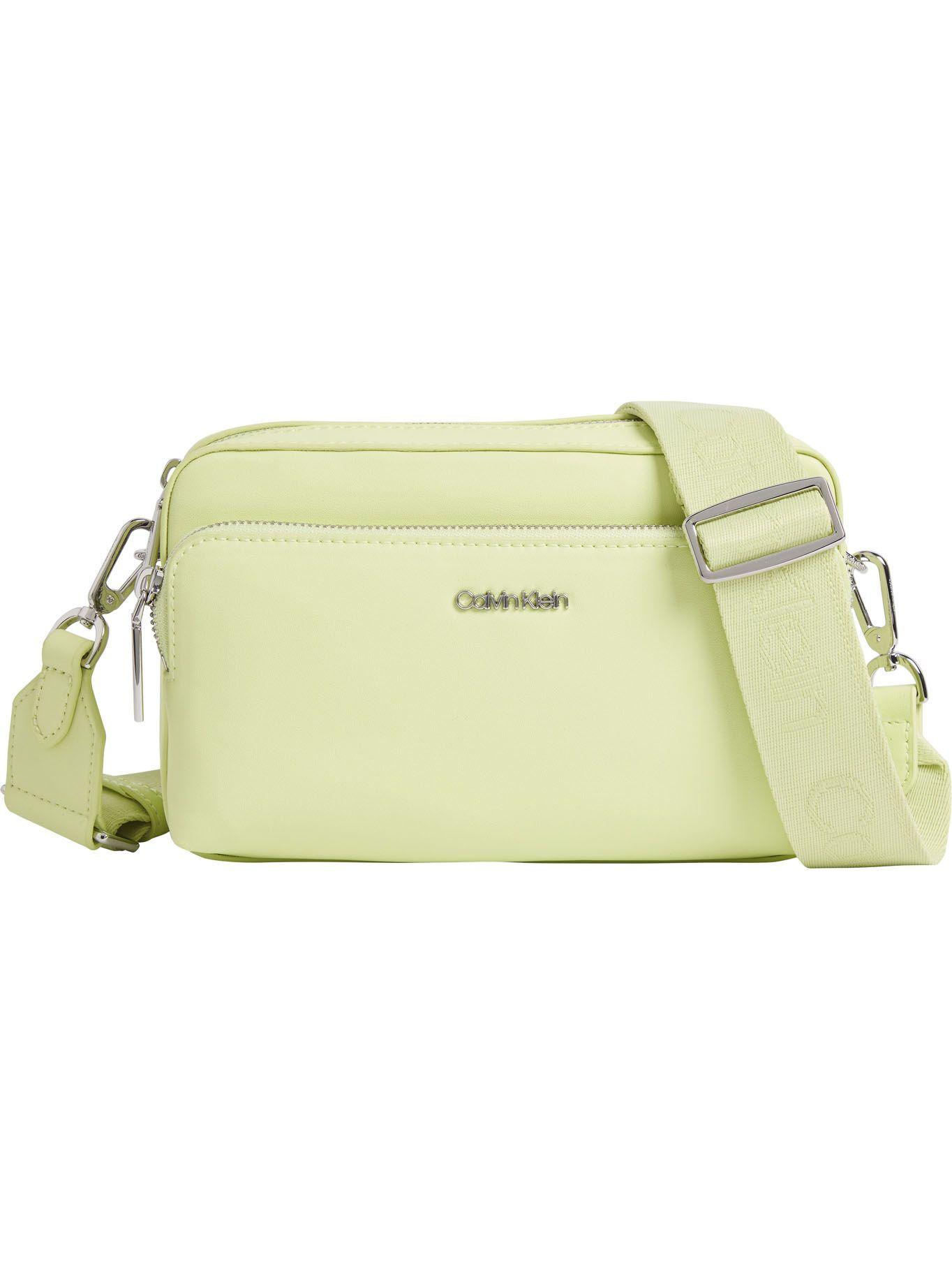 Bolso con bandolera grande reciclada Verde Calvin Klein-0