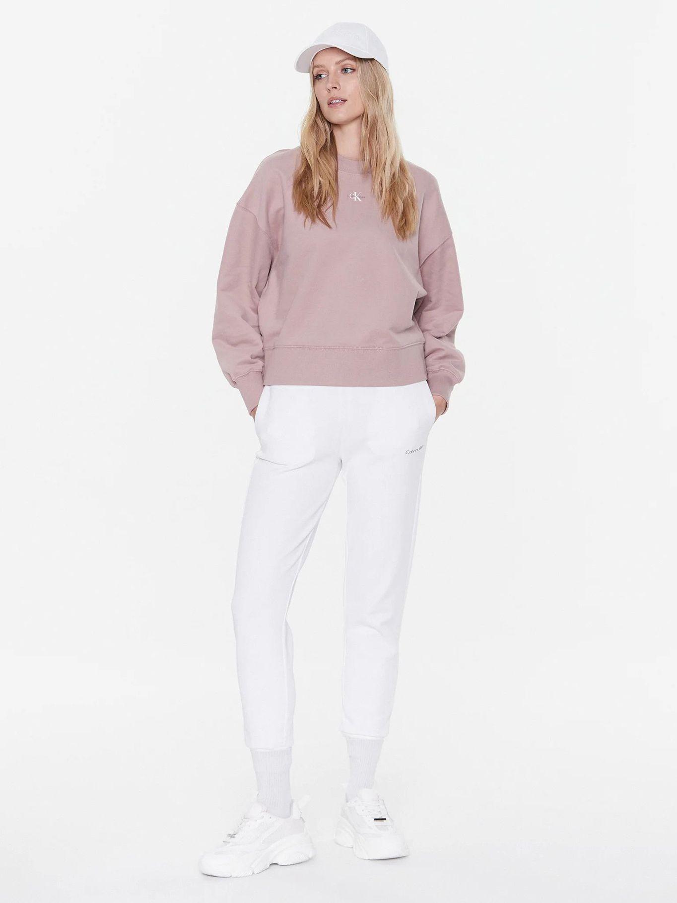 Sudadera con logo Rosado Calvin Klein-1