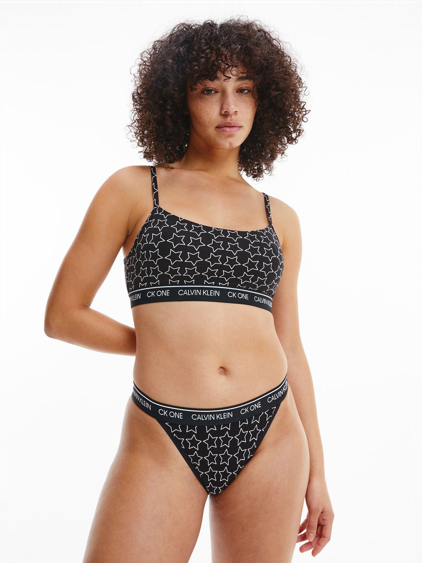 Bralette Ck One Cotton Negro 727 Calvin Klein-1