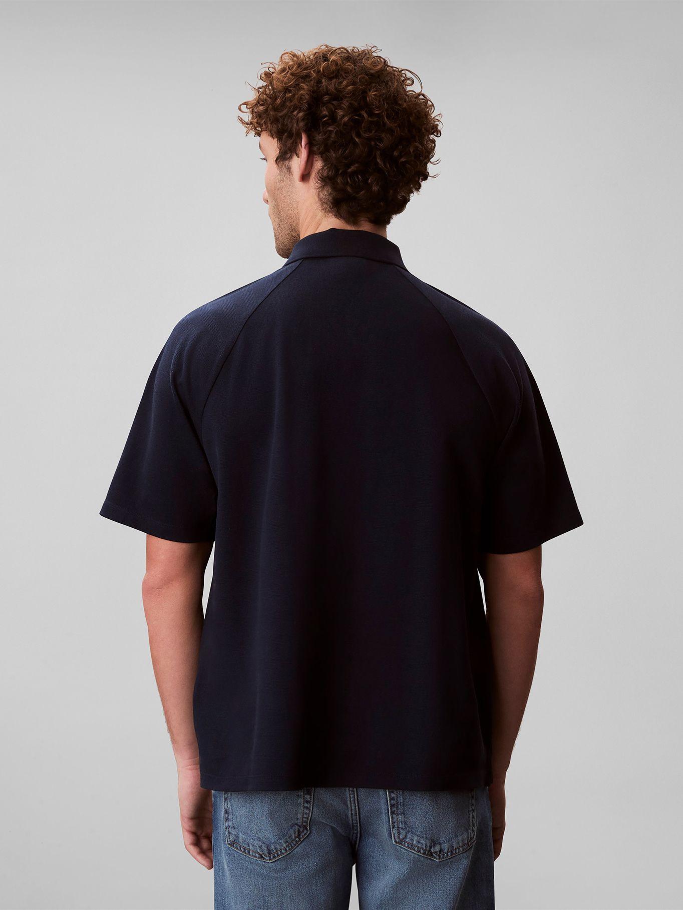 Polo Easy Bar Jacquard Azul Calvin Klein-2