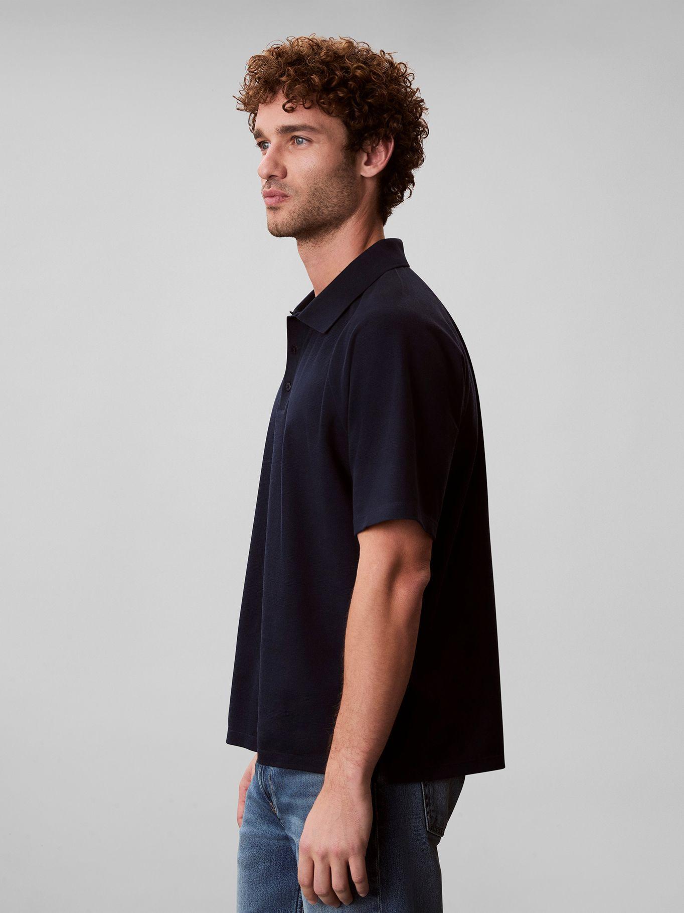Polo Easy Bar Jacquard Azul Calvin Klein-3