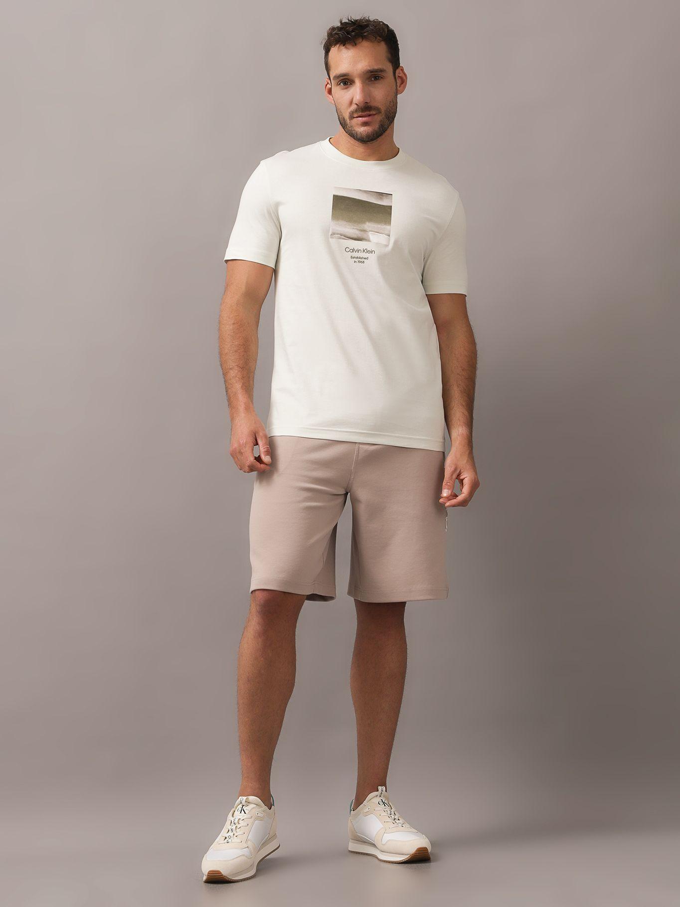 Polera Diffused Graphic Blanco Calvin Klein-1