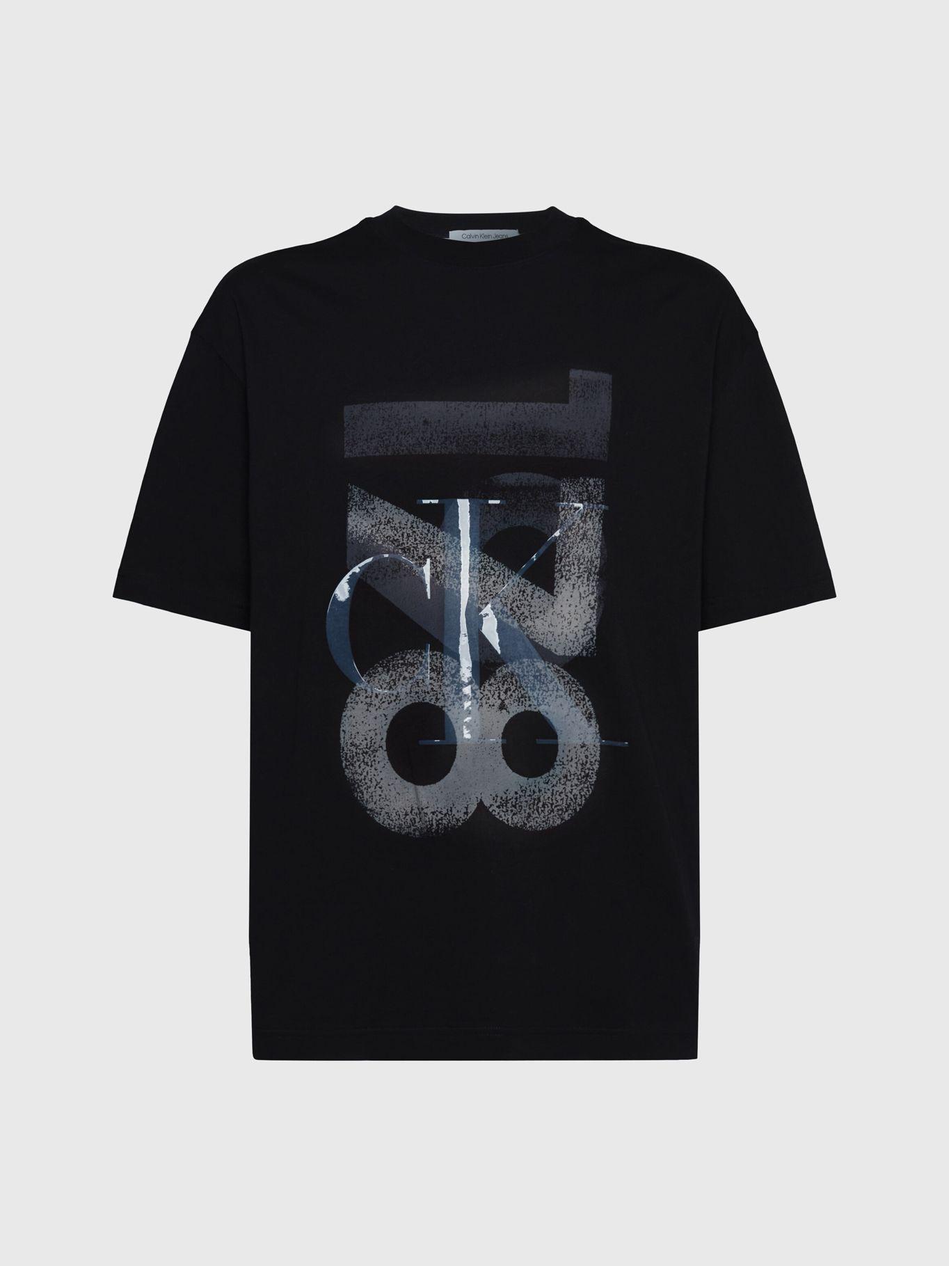 Polera Varsity 1978 Negro Calvin Klein-4