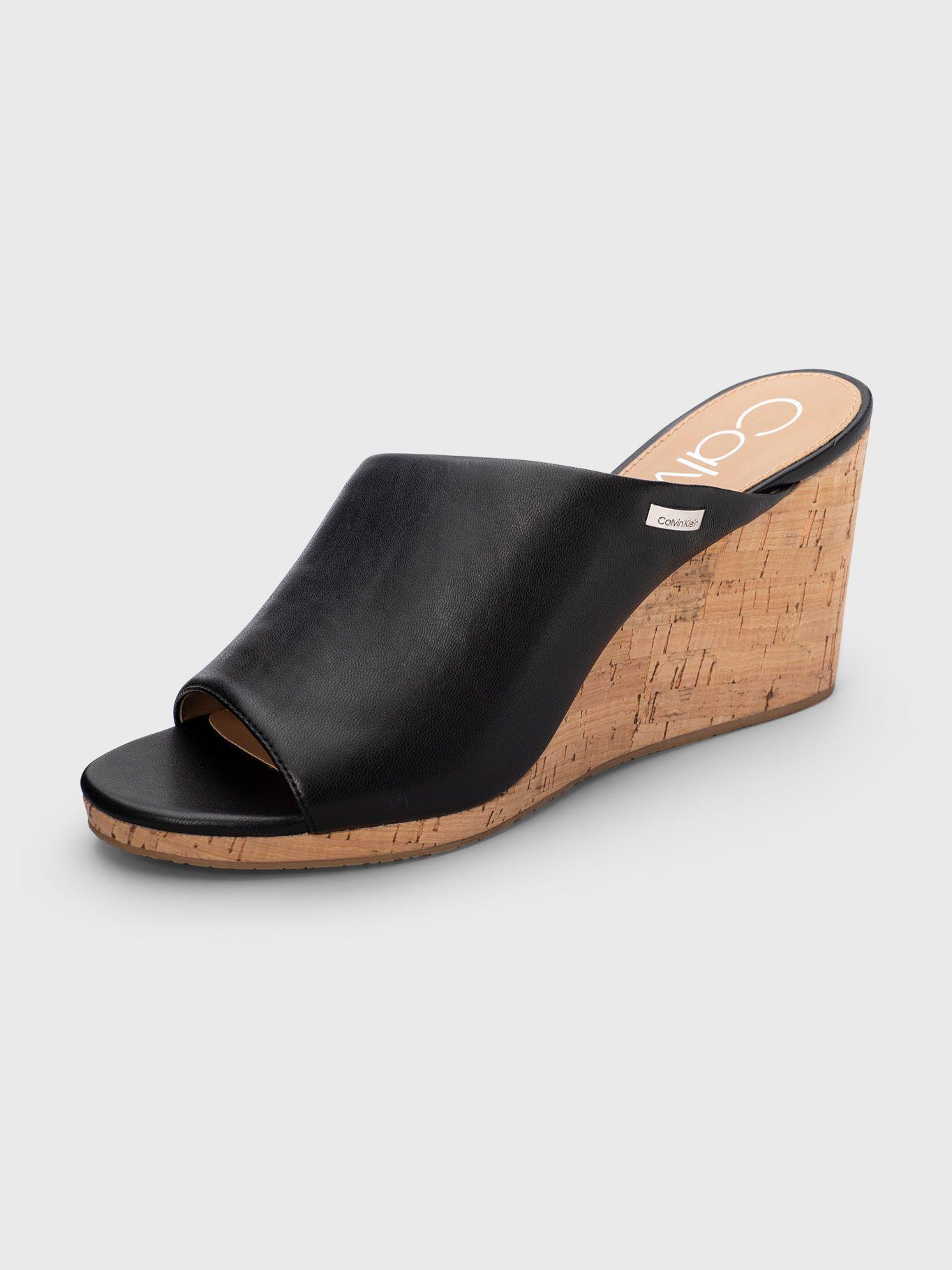 Sandalia Beanka Cork Negro Calvin Klein-1