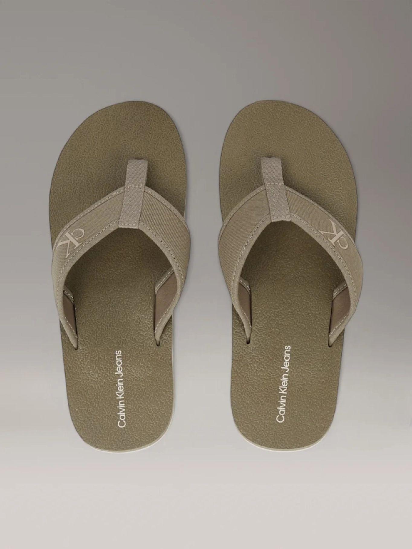 Sandalias de Lona Beige Calvin Klein-2