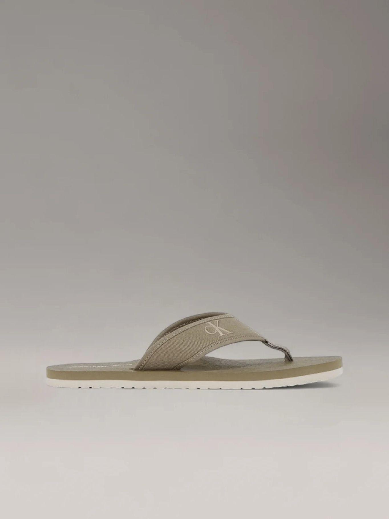 Sandalias de Lona Beige Calvin Klein-3