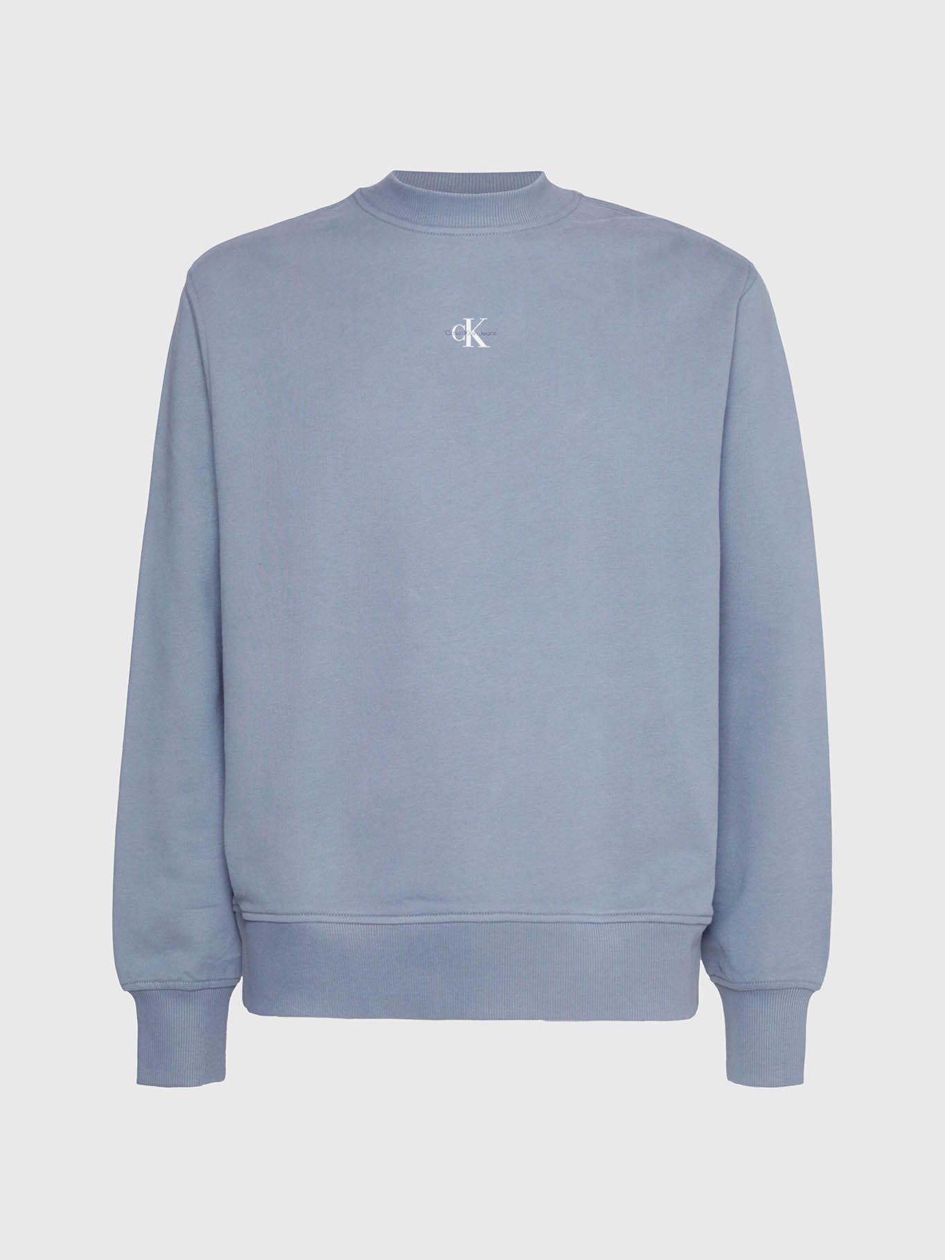 Sudadera con Cuello redondo Gris Calvin Klein-5