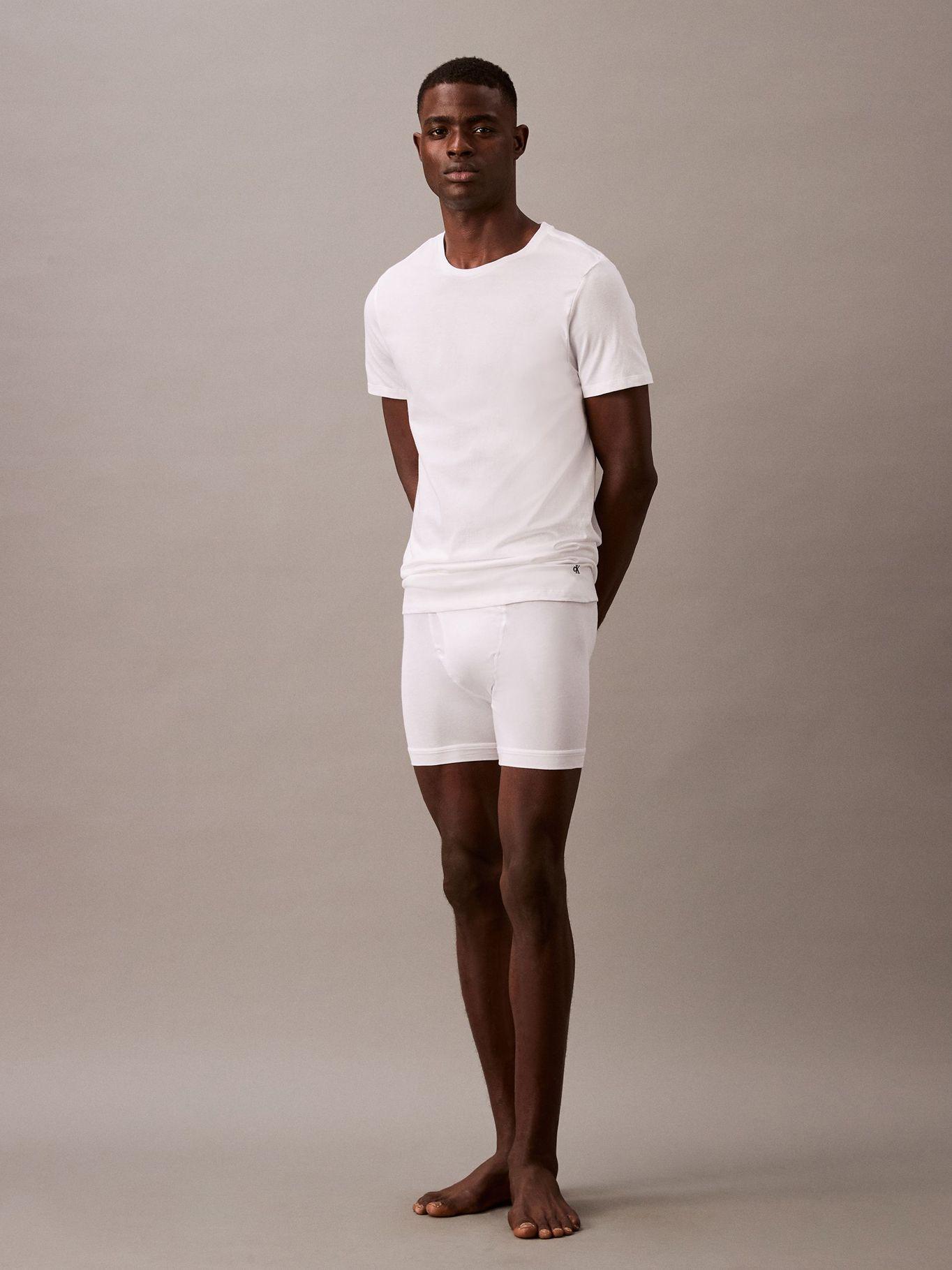 Pack de 3 Camisetas Cuello Redondo Blanco Calvin Klein-2