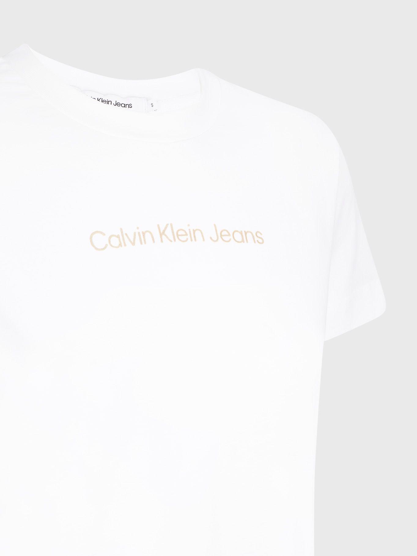 Polera Shrunken Blanco 713 Calvin Klein-2