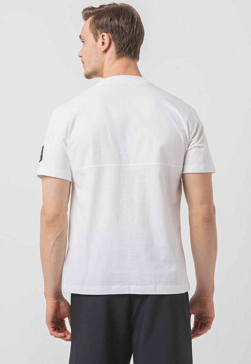 Polera Mix Media Blanco Calvin Klein-2