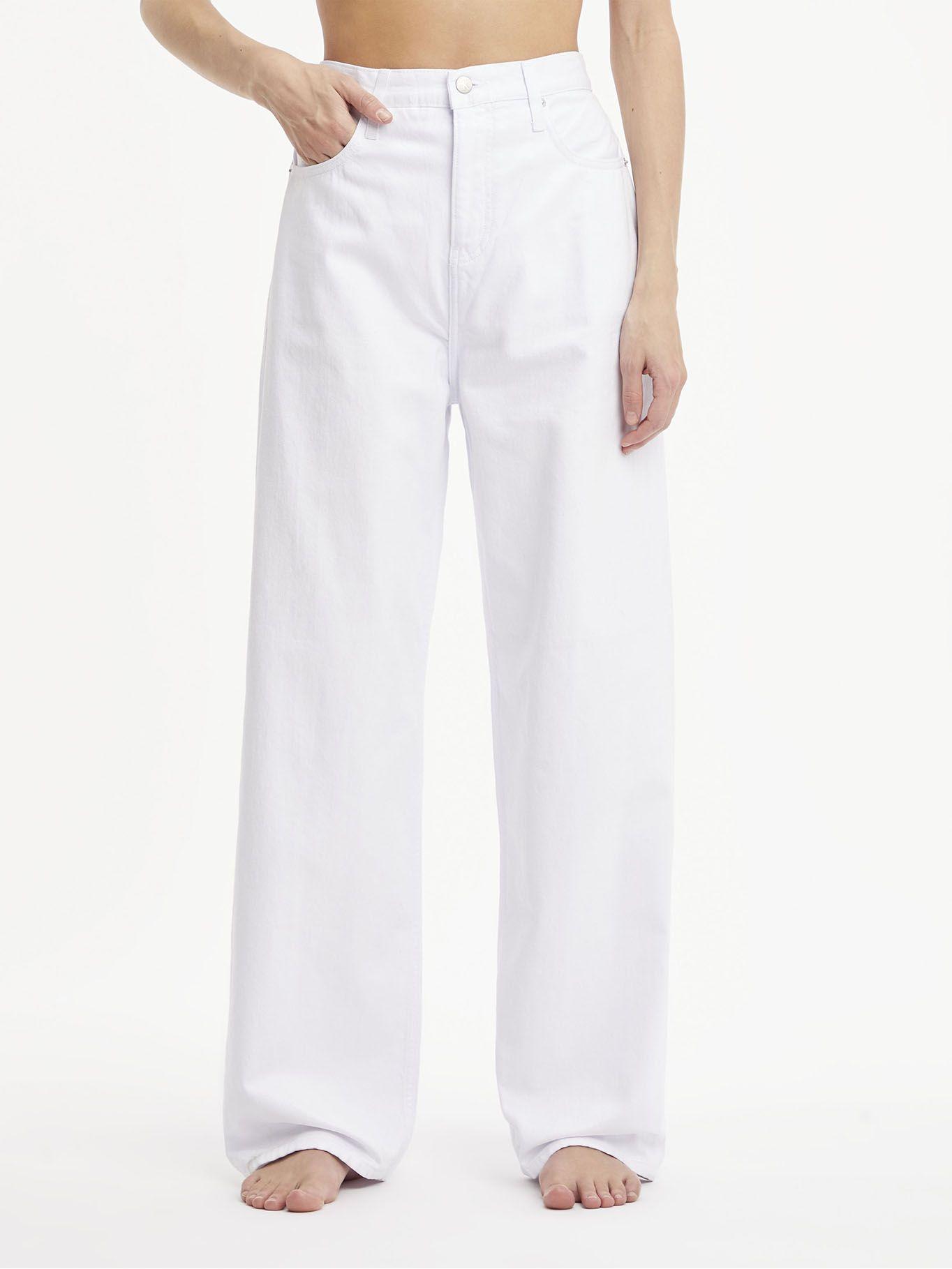 Jeans High Rise Relaxed Blanco Calvin Klein-0