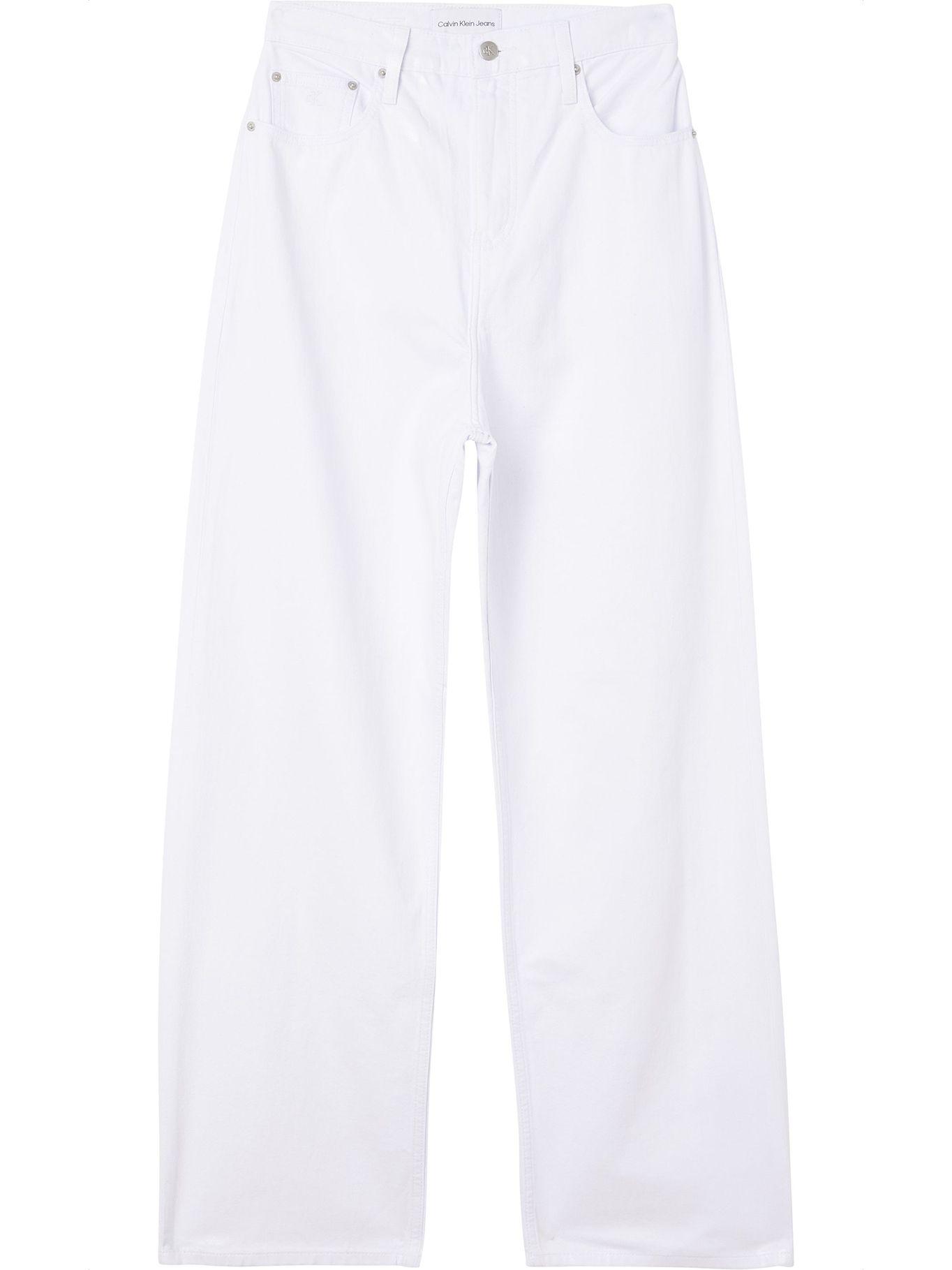 Jeans High Rise Relaxed Blanco Calvin Klein-3