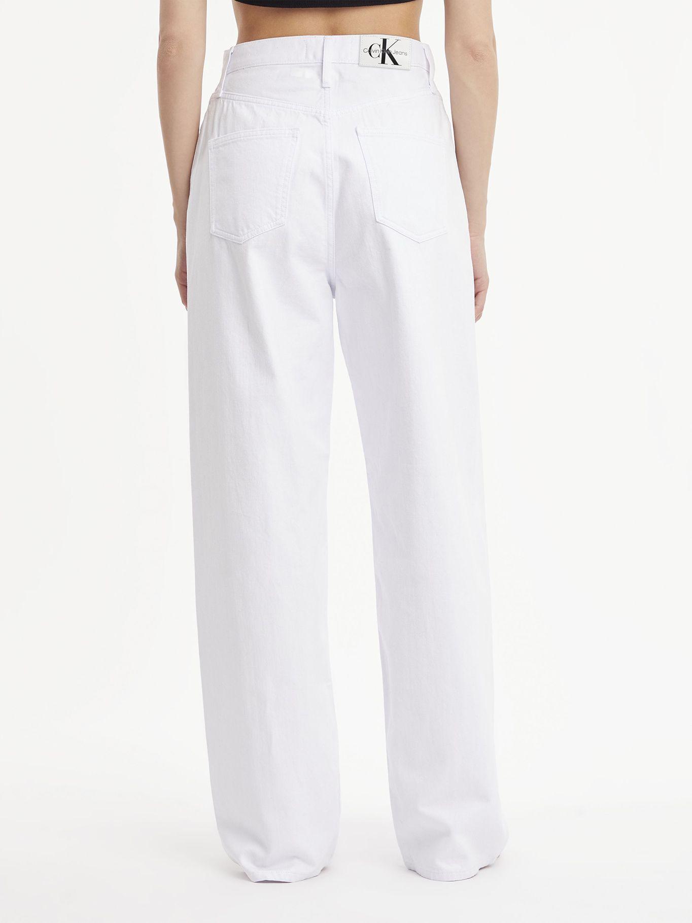 Jeans High Rise Relaxed Blanco Calvin Klein-1