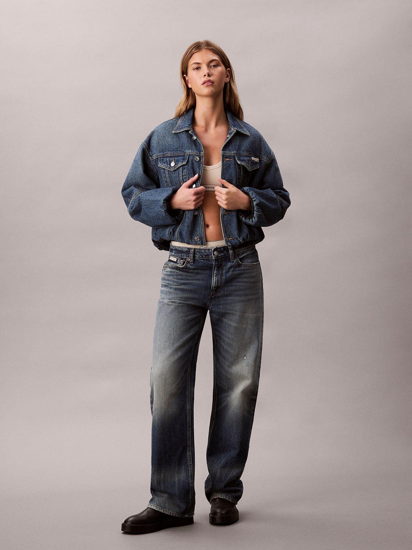 Chaqueta Bubble Denim Tejido Orchard Azul Calvin Klein-1